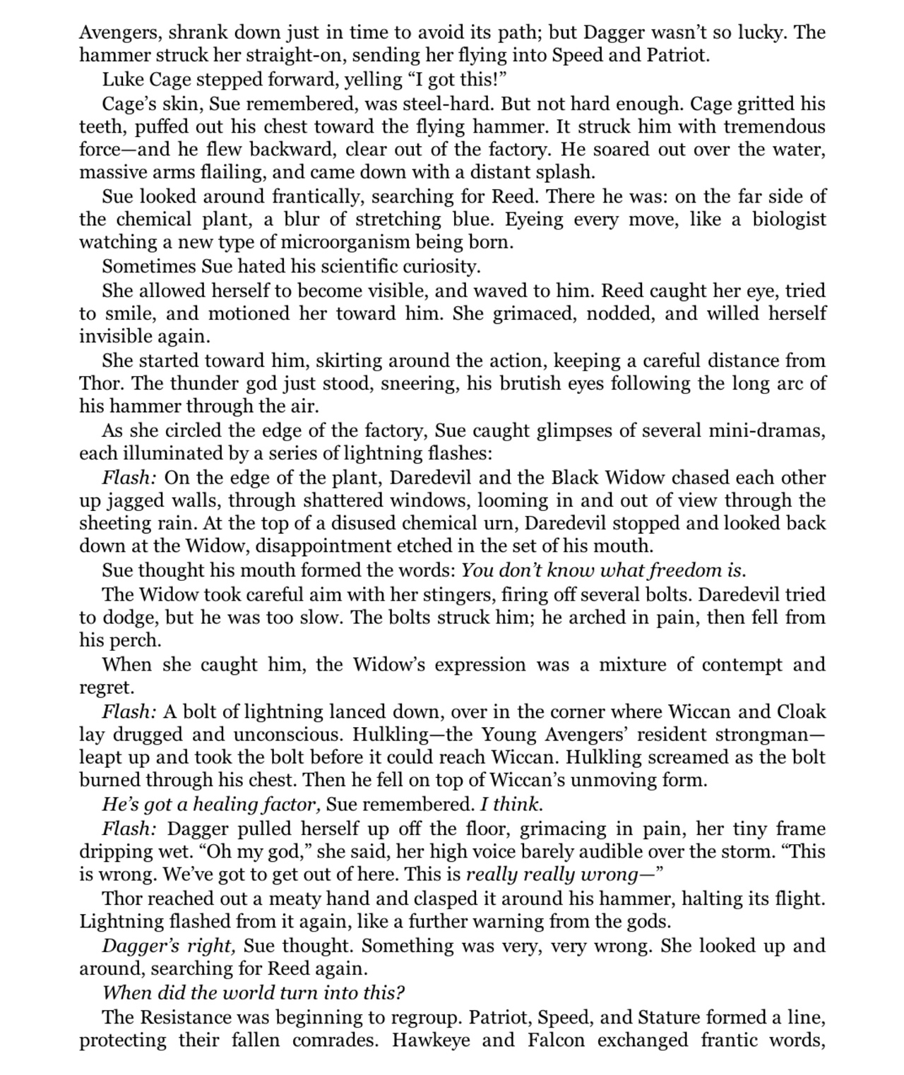 Read online Civil War Prose Novel comic -  Issue # TPB (Part 1) - 96