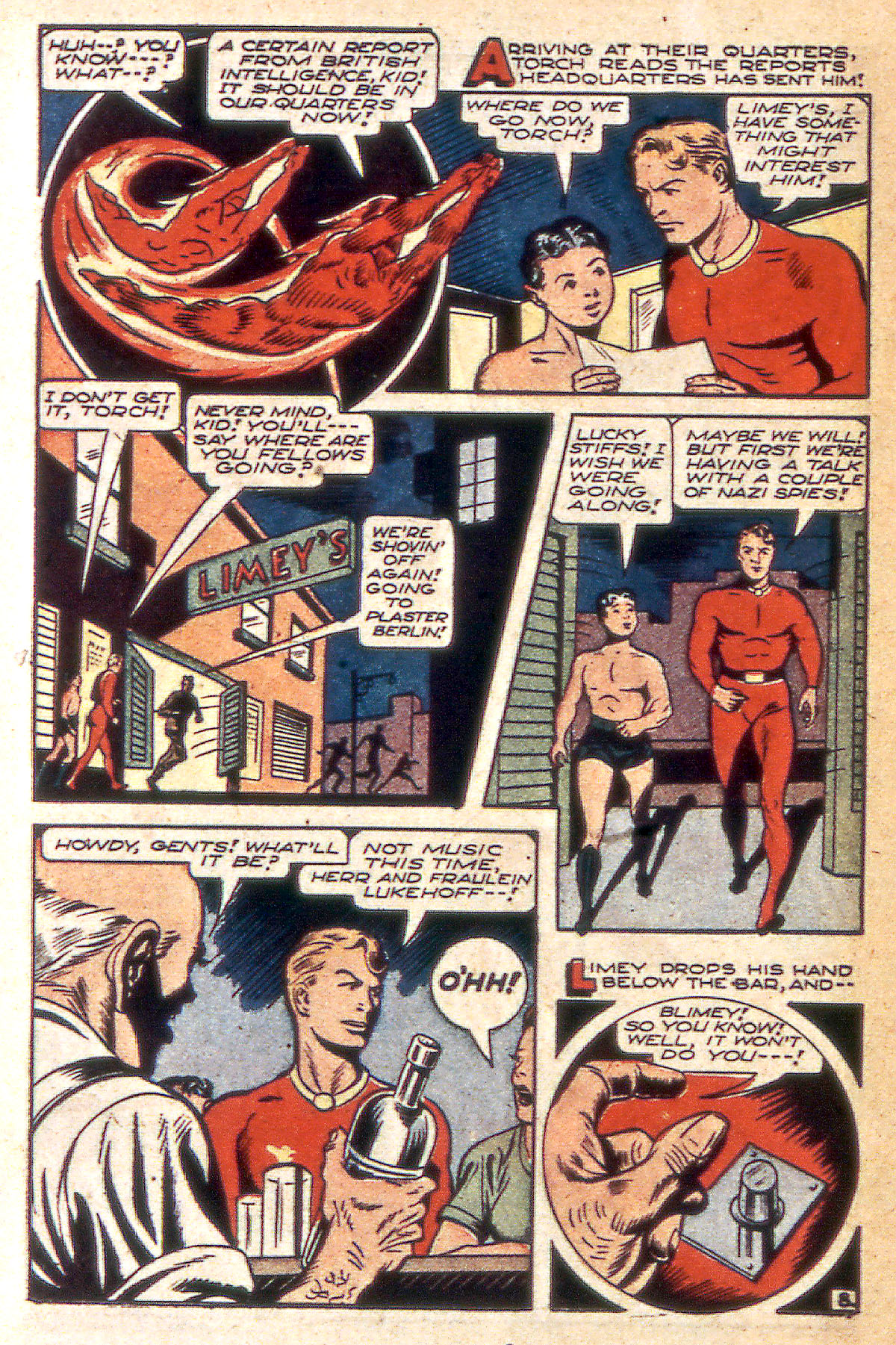 Read online The Human Torch (1940) comic -  Issue #16 - 22