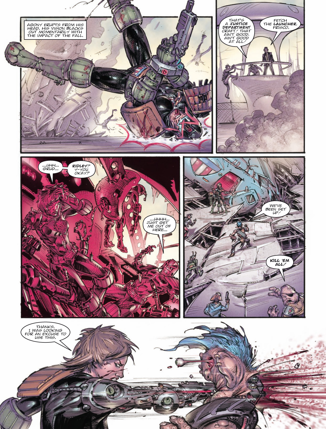 Read online Judge Dredd Megazine (Vol. 5) comic -  Issue #349 - 6