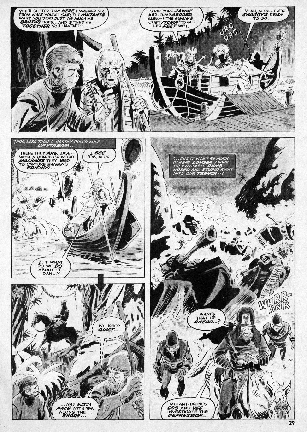 Read online Planet of the Apes comic -  Issue #4 - 28