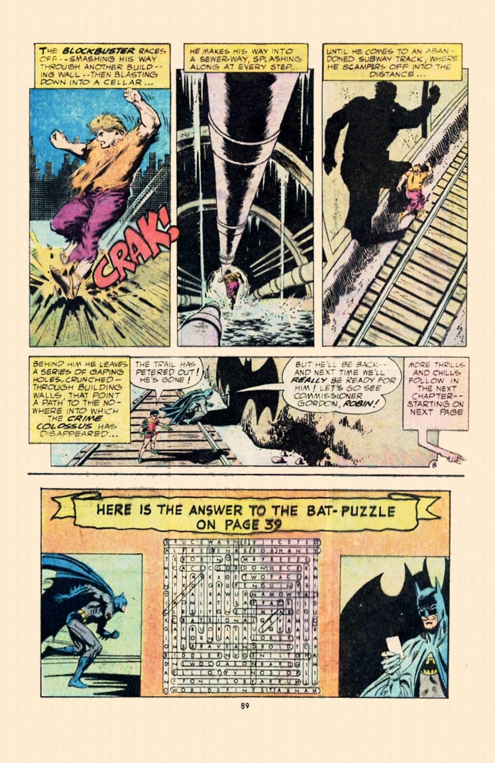 Read online Batman (1940) comic -  Issue #261 - 89