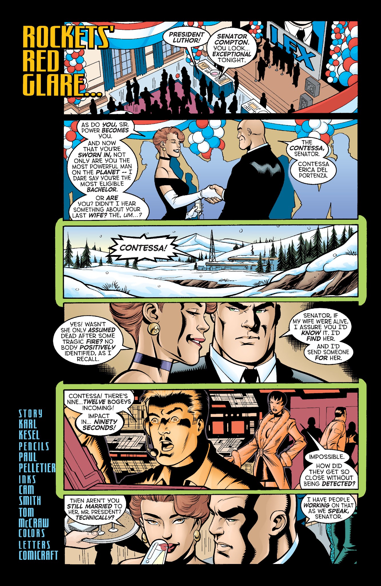 Read online Superman: President Luthor comic -  Issue # TPB - 182