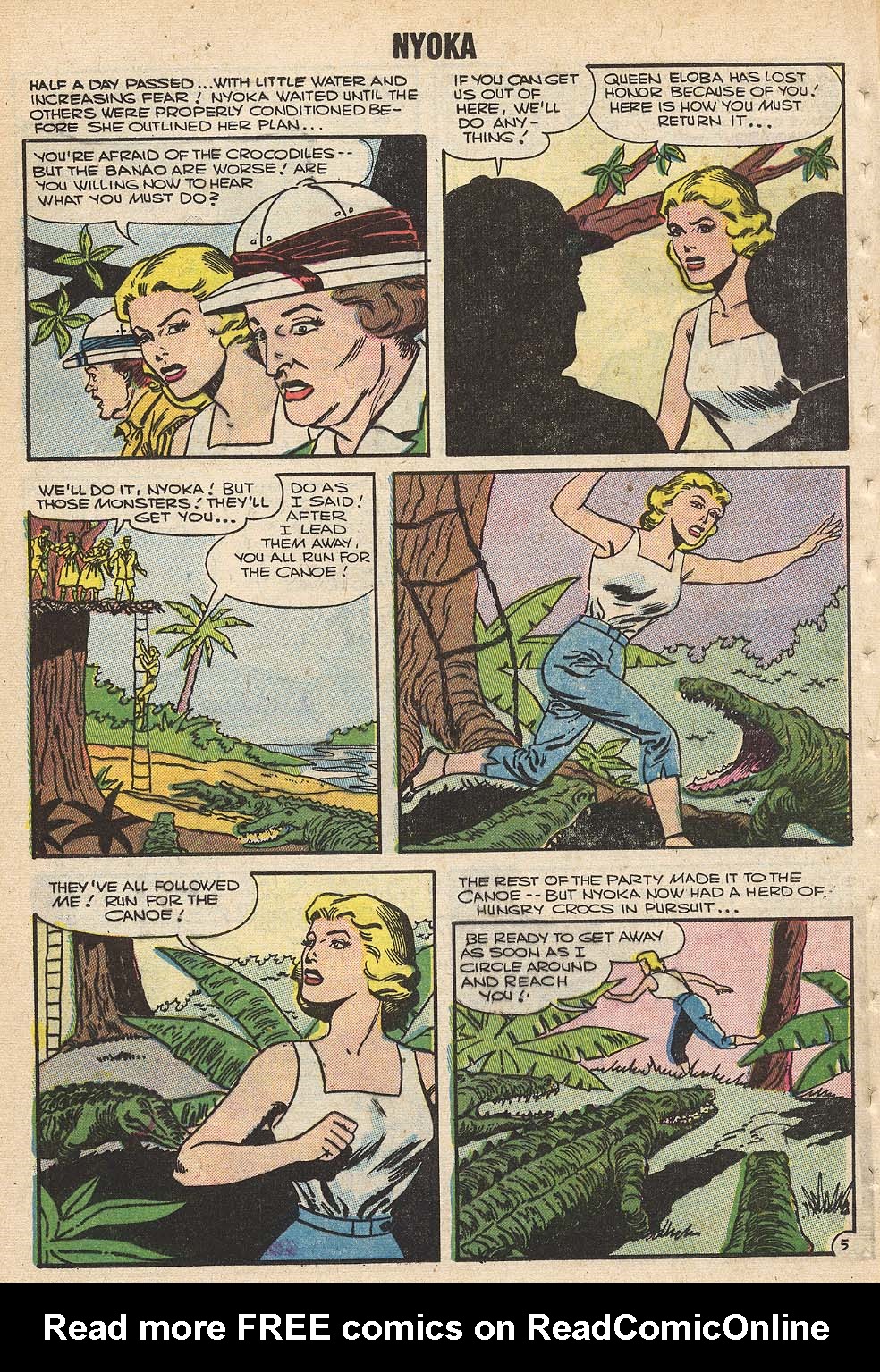Read online Nyoka the Jungle Girl (1955) comic -  Issue #19 - 24