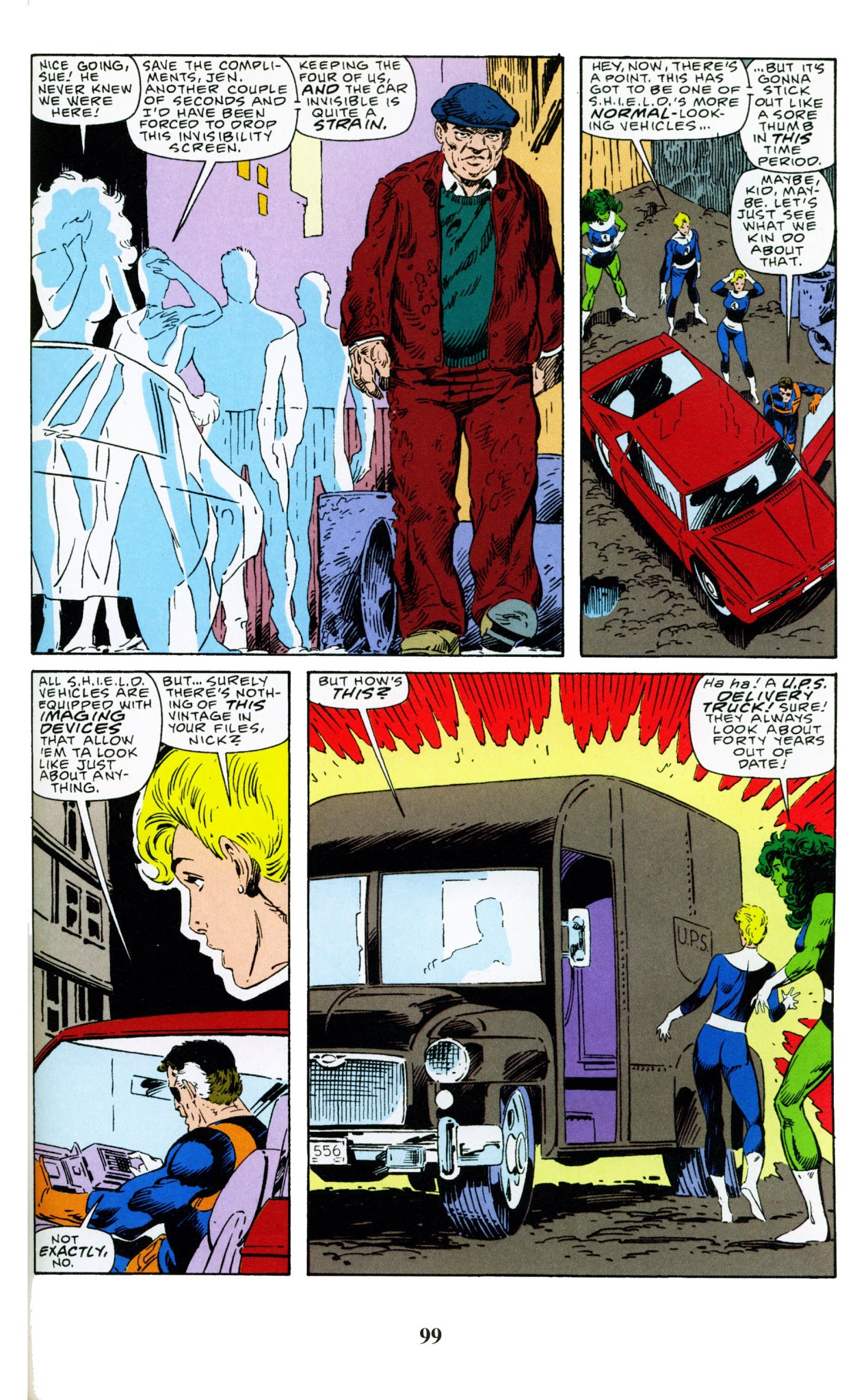 Read online Fantastic Four Visionaries: John Byrne comic -  Issue # TPB 8 - 100