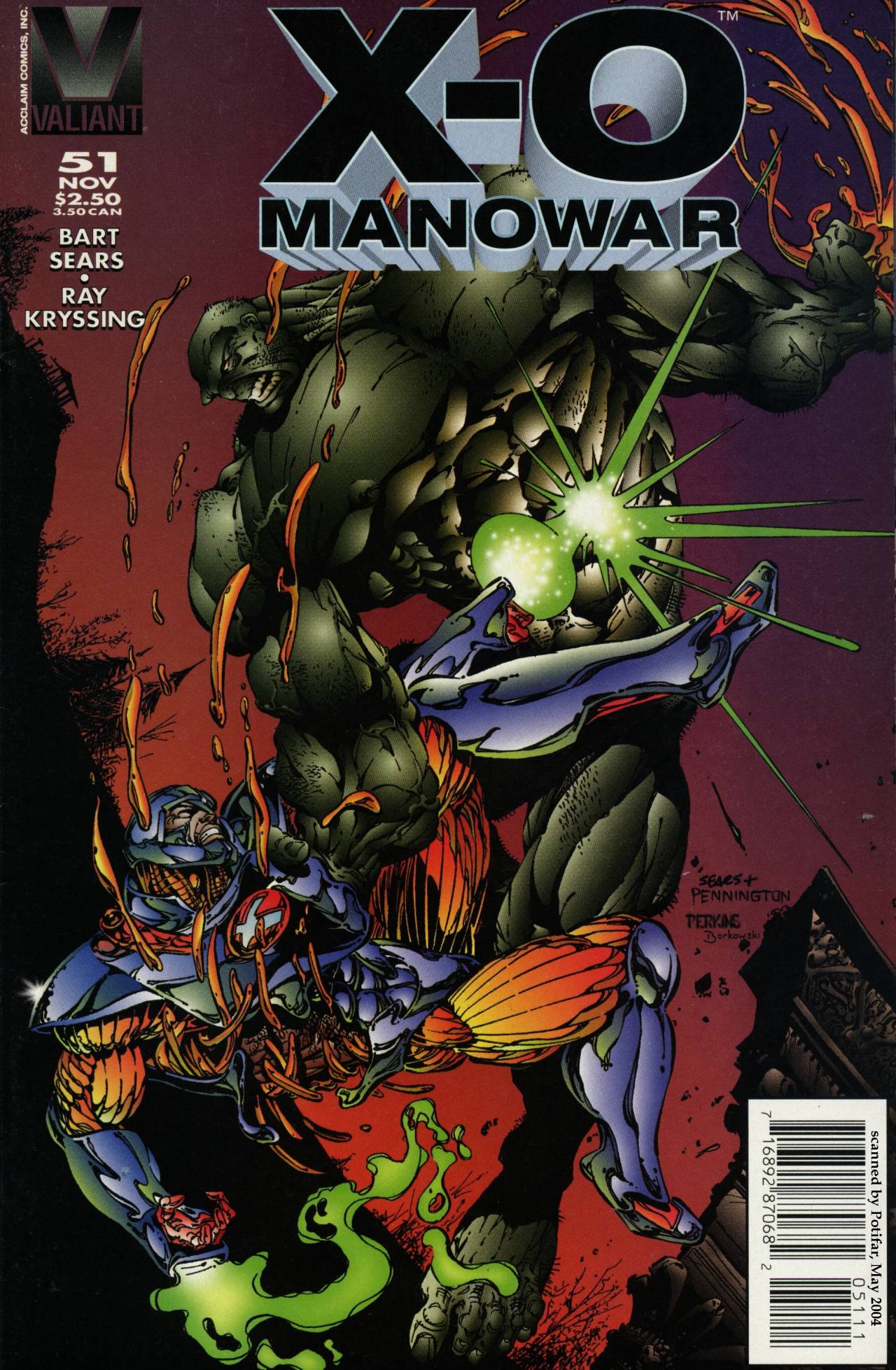 Read online X-O Manowar (1992) comic -  Issue #51 - 1