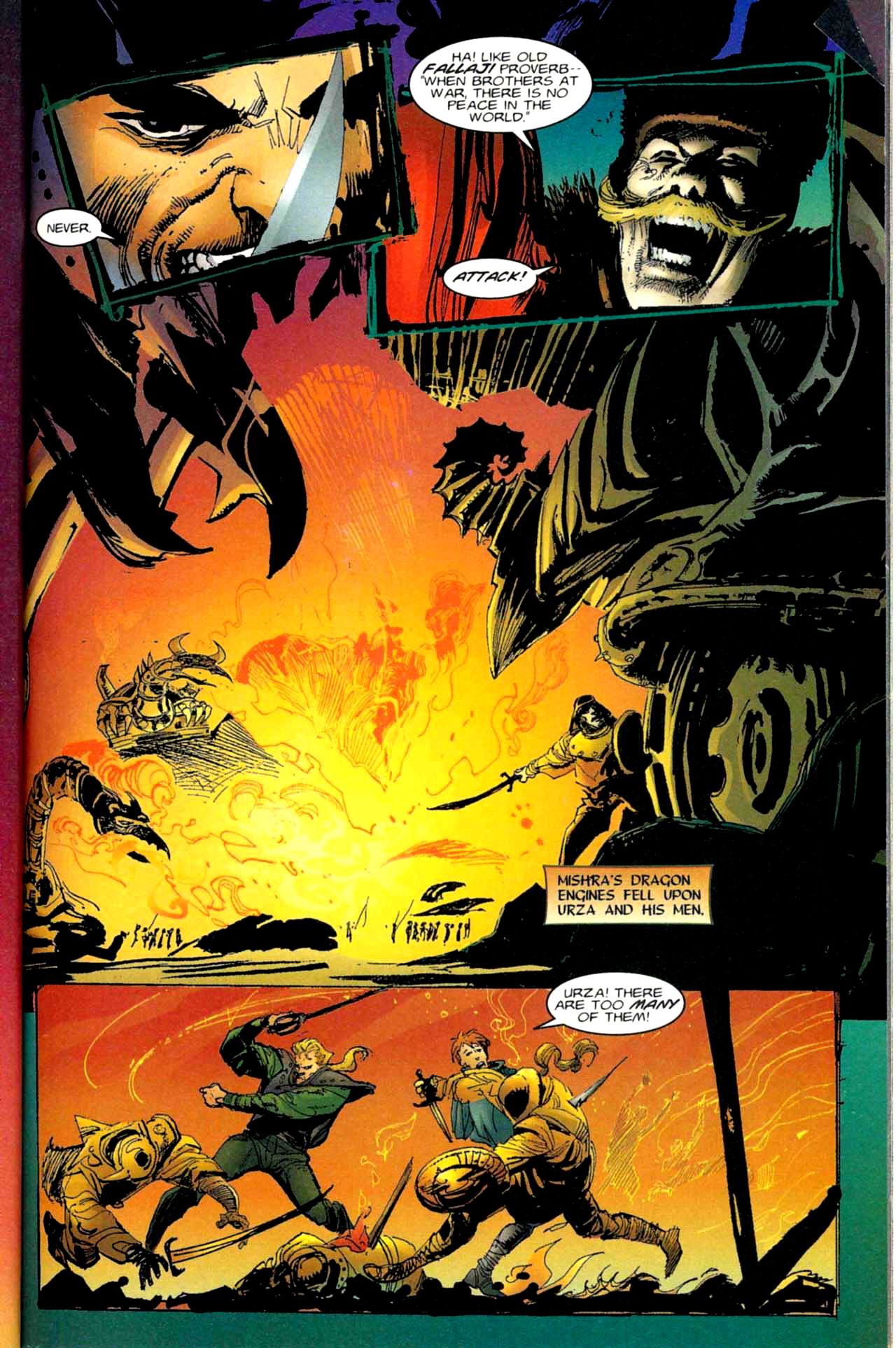 Read online Urza-Mishra War on the World of Magic: The Gathering comic -  Issue #1 - 13