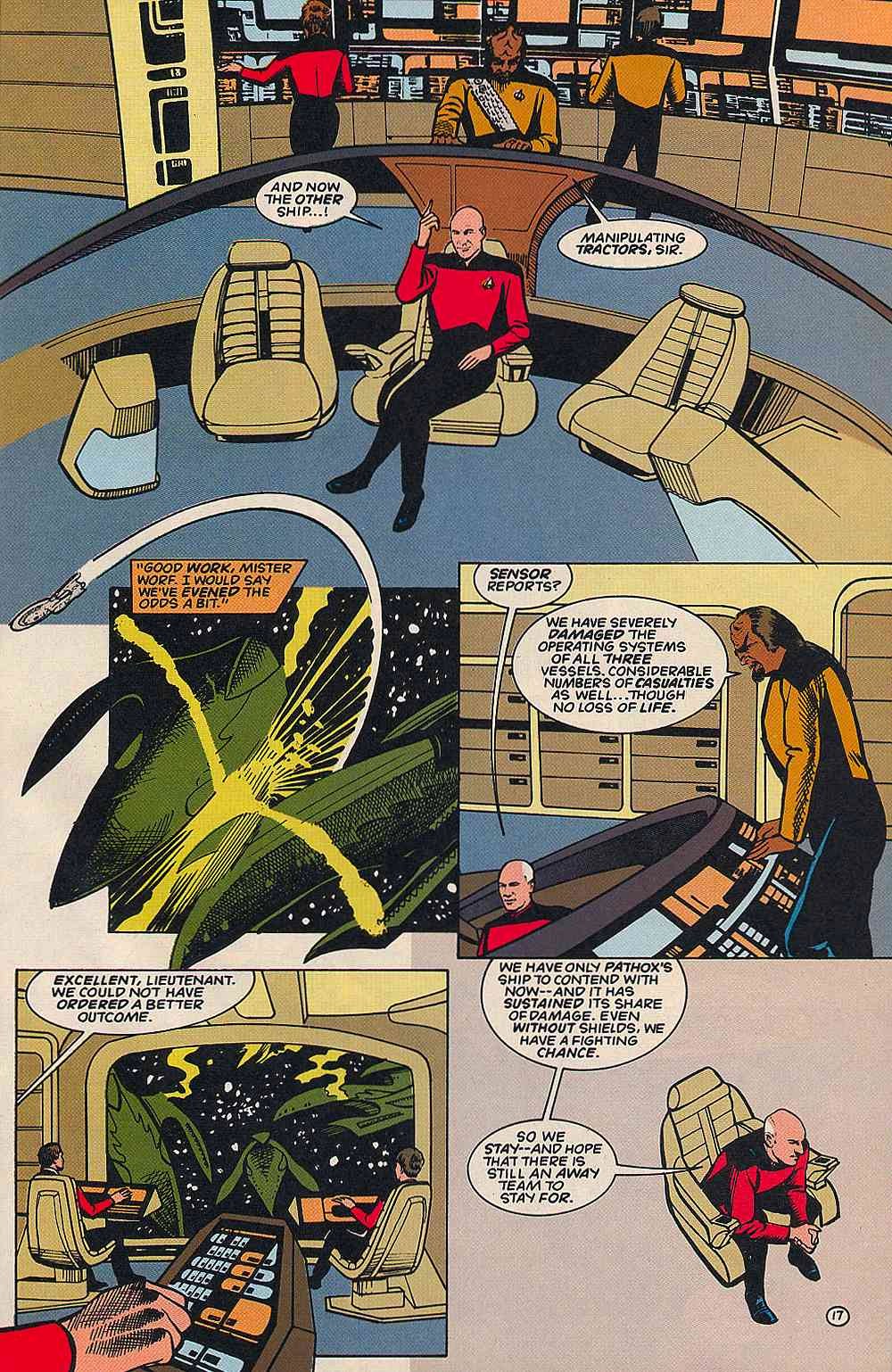 Read online Star Trek: The Next Generation (1989) comic -  Issue #61 - 17