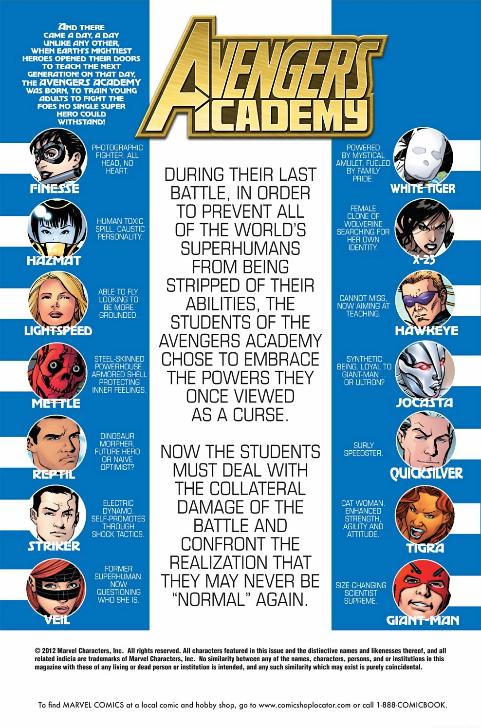 Read online Avengers Academy comic -  Issue #39 - 2