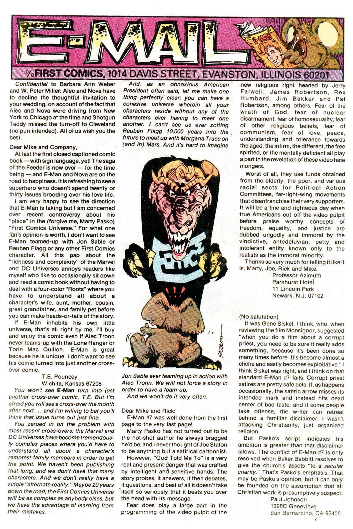 Read online E-Man (1983) comic -  Issue #11 - 30