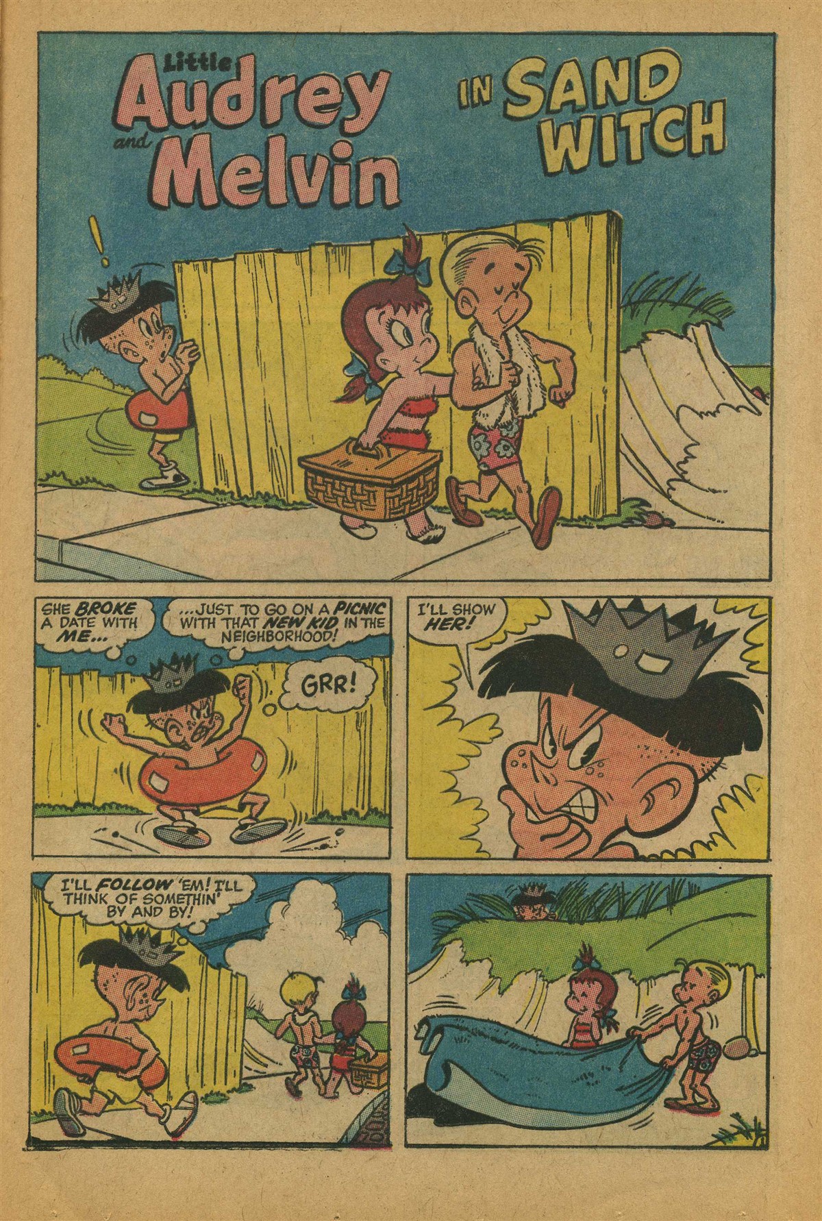 Read online Little Audrey And Melvin comic -  Issue #4 - 21