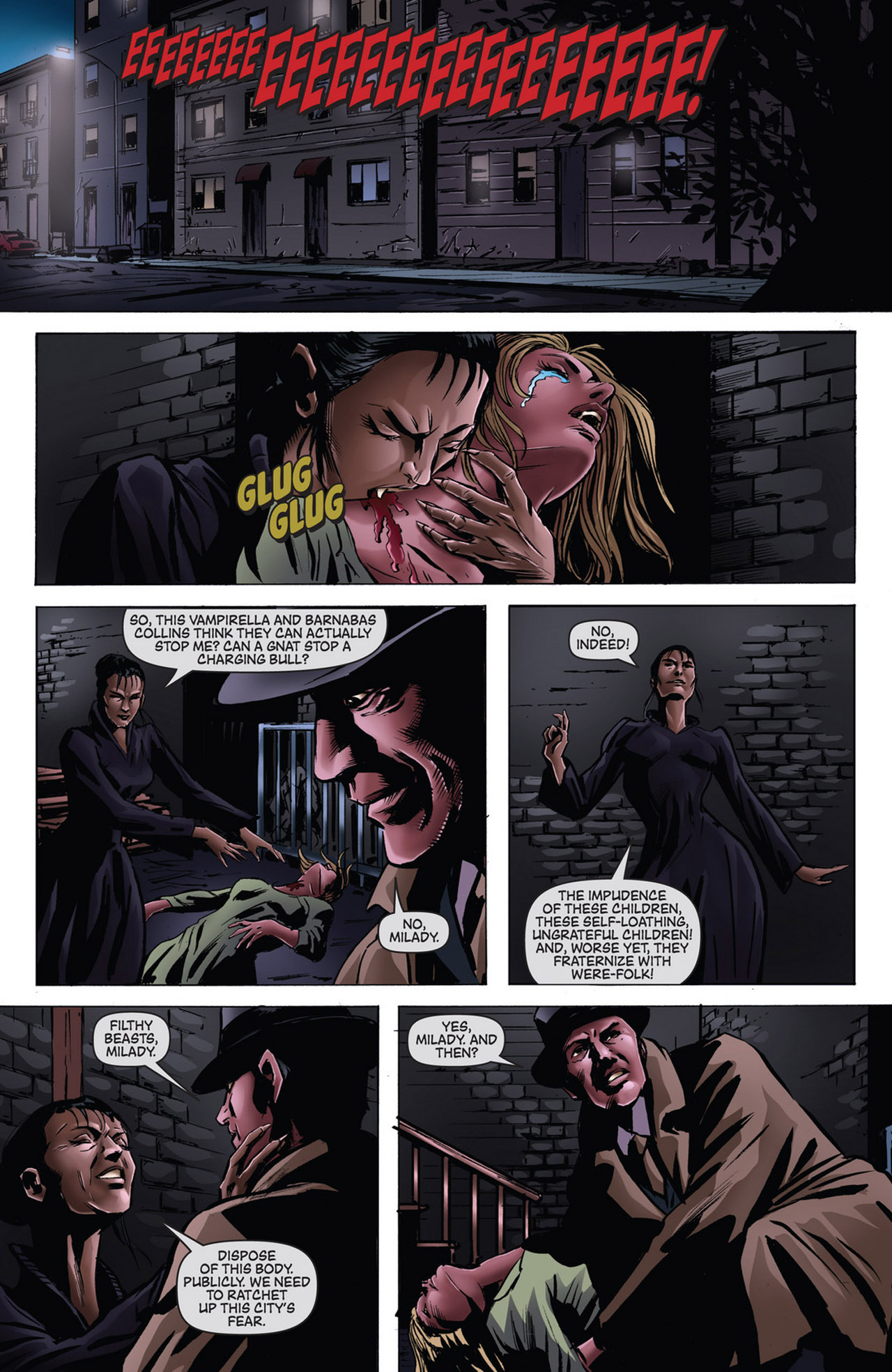 Read online Dark Shadows/Vampirella comic -  Issue #3 - 12