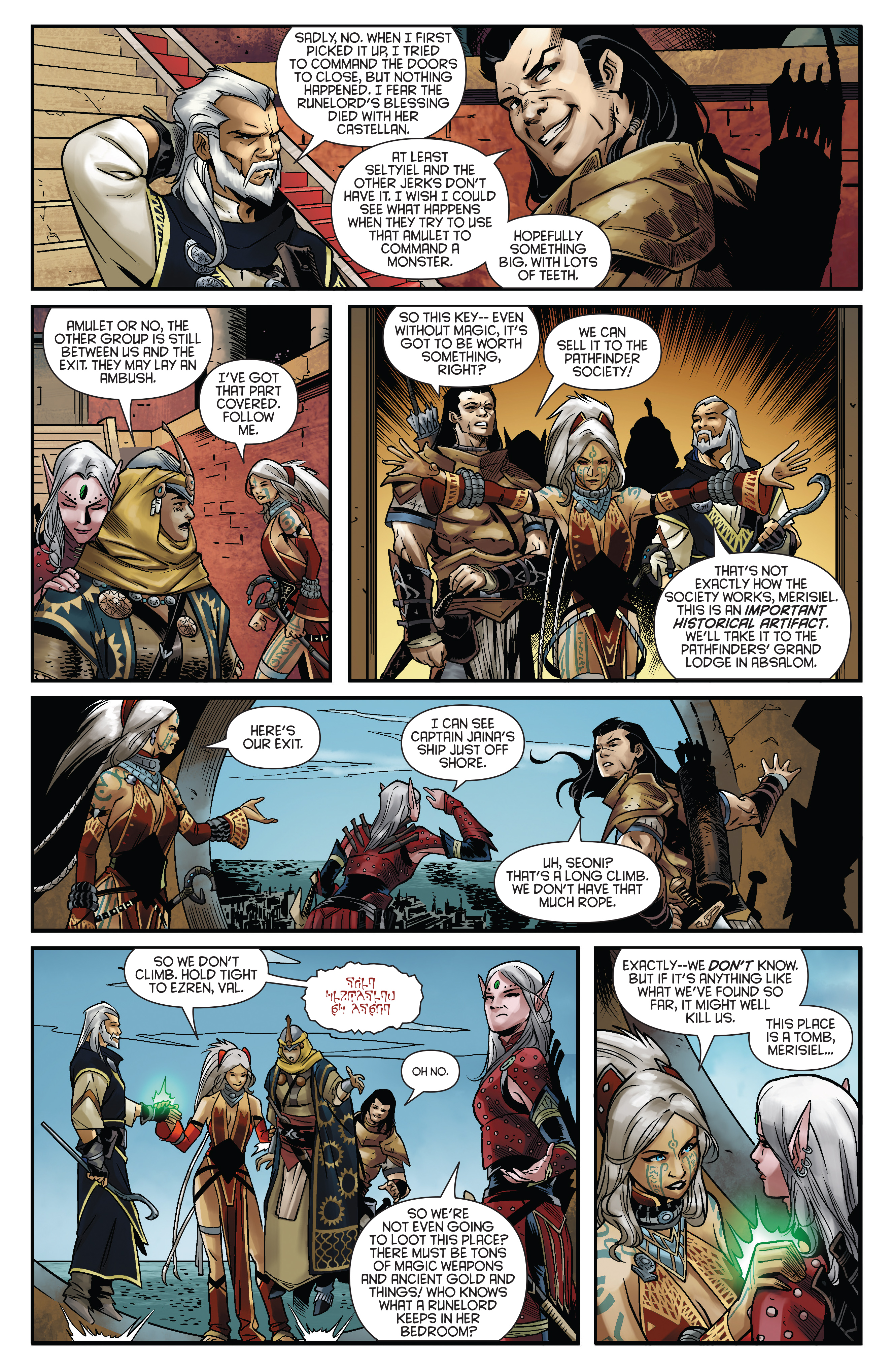 Read online Pathfinder: Hollow Mountain comic -  Issue #6 - 21