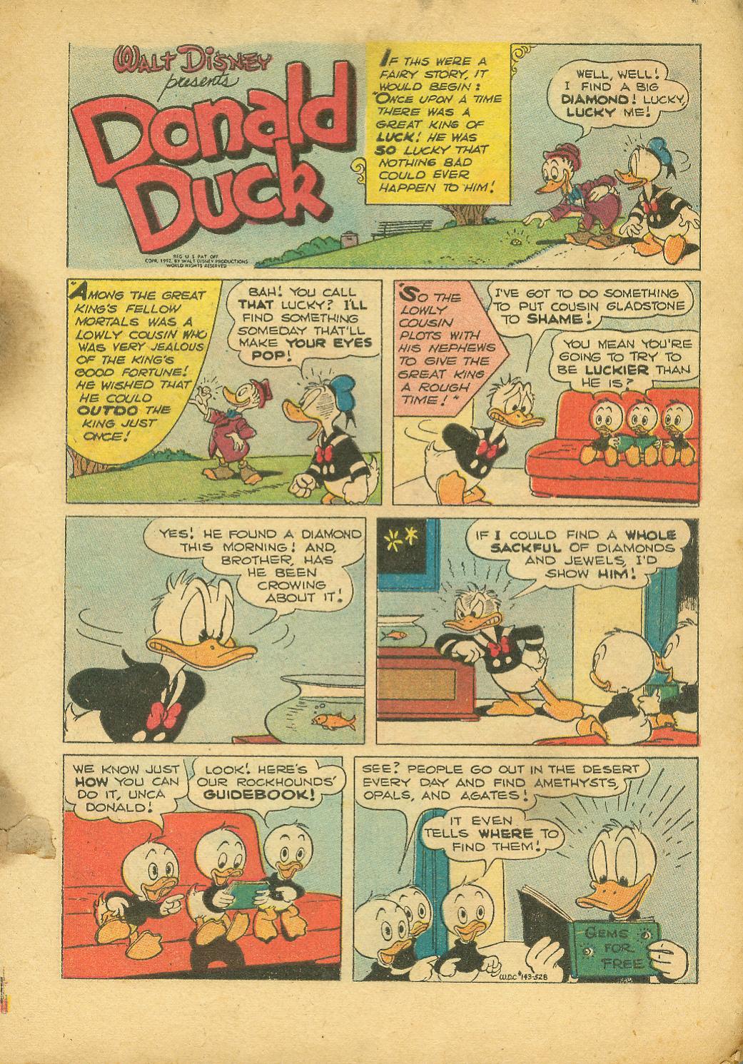 Read online Walt Disney's Comics and Stories comic -  Issue #143 - 1