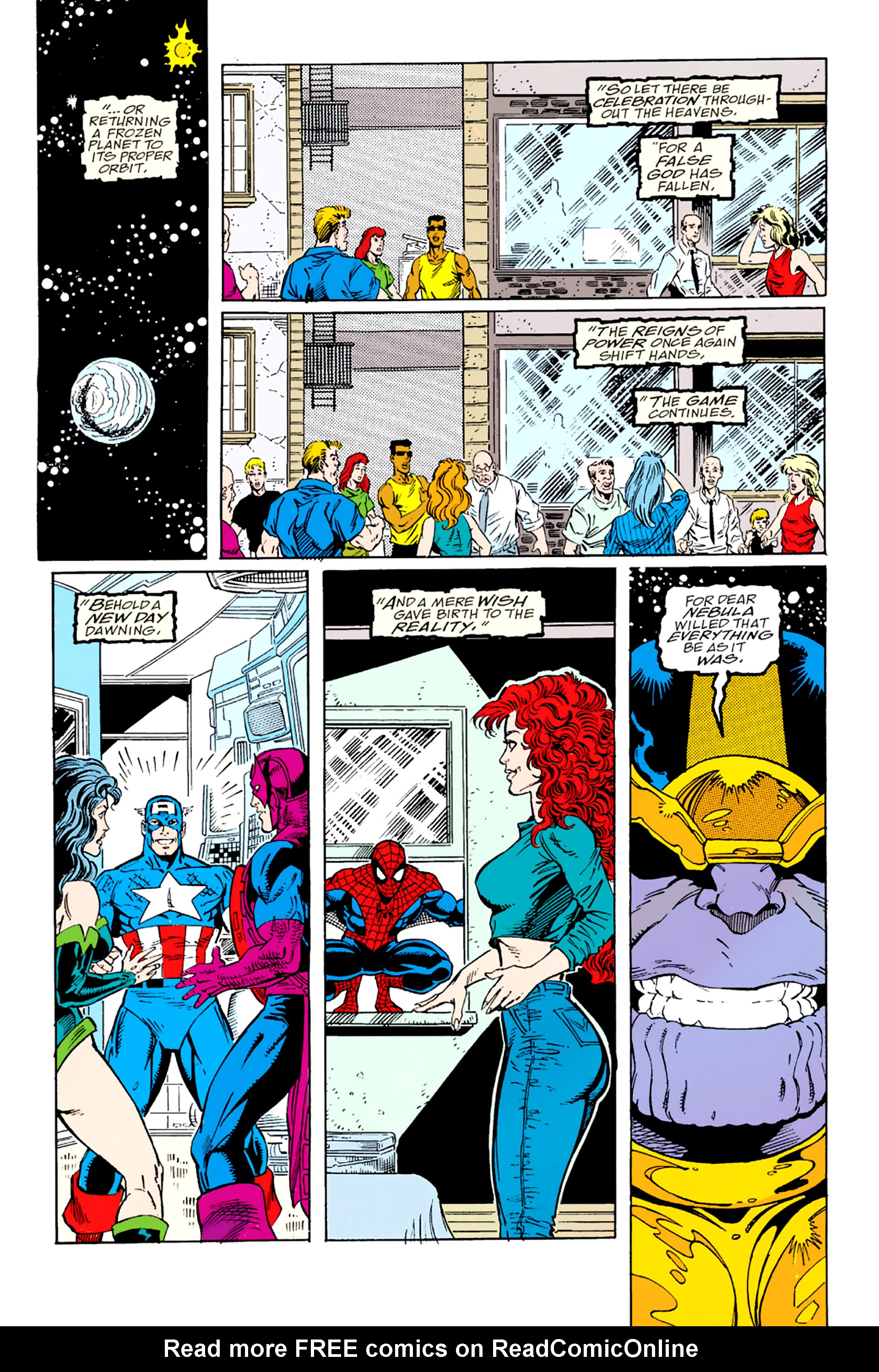 Read online Infinity Gauntlet (1991) comic -  Issue #6 - 7