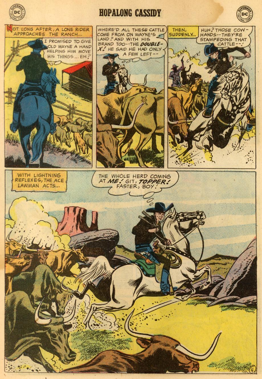 Read online Hopalong Cassidy comic -  Issue #124 - 6