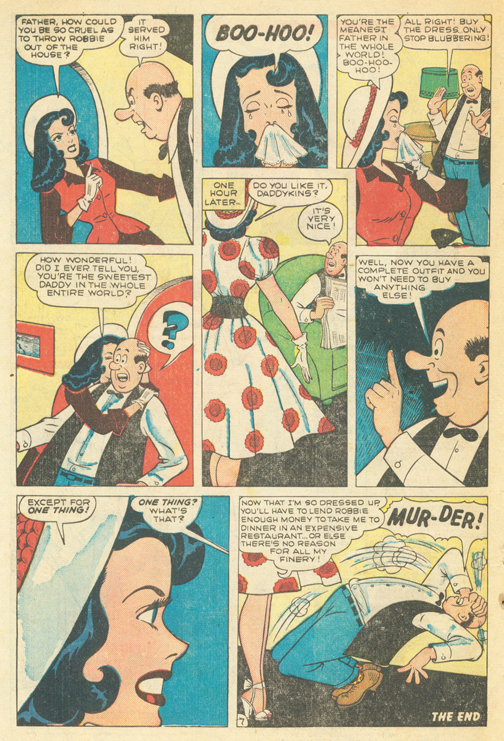 Read online Margie Comics comic -  Issue #45 - 49