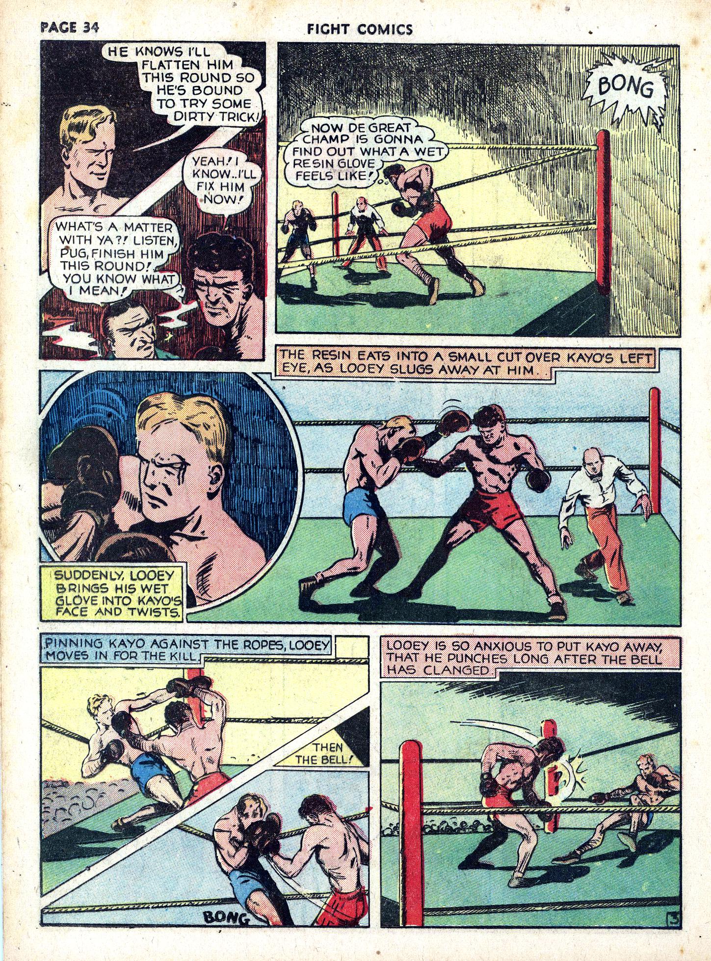 Read online Fight Comics comic -  Issue #10 - 36