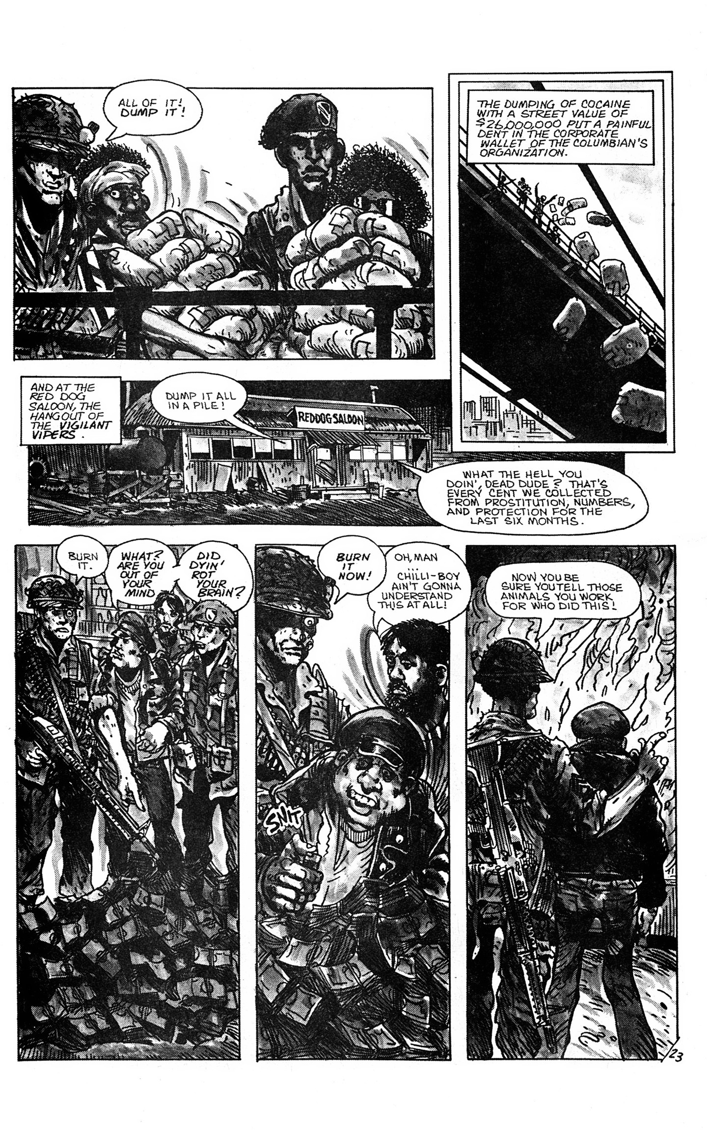 Read online Fire Team comic -  Issue #2 - 29