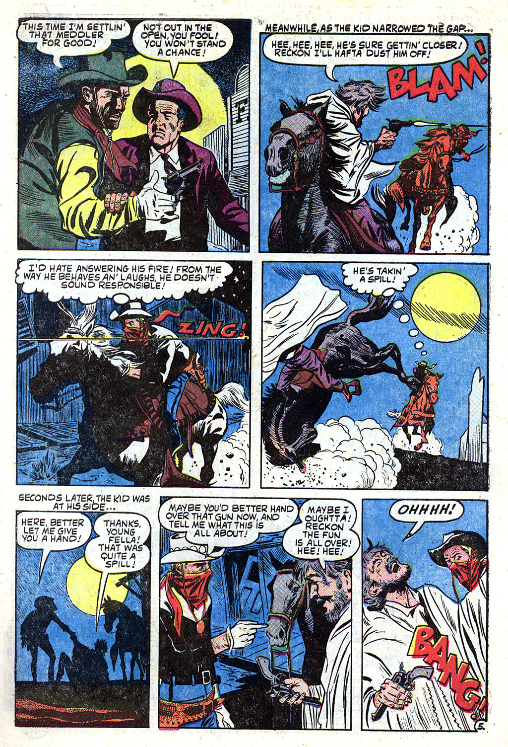 Read online The Outlaw Kid (1954) comic -  Issue #4 - 7