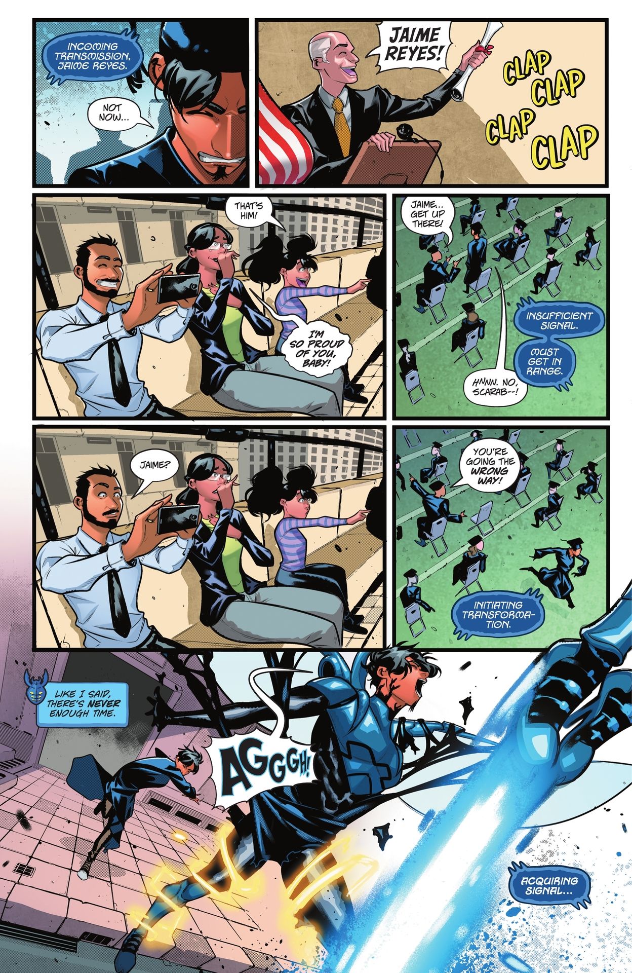 Read online Blue Beetle: Graduation Day comic -  Issue #1 - 10