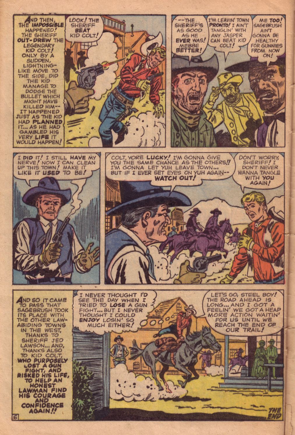 Read online Kid Colt Outlaw comic -  Issue #89 - 32