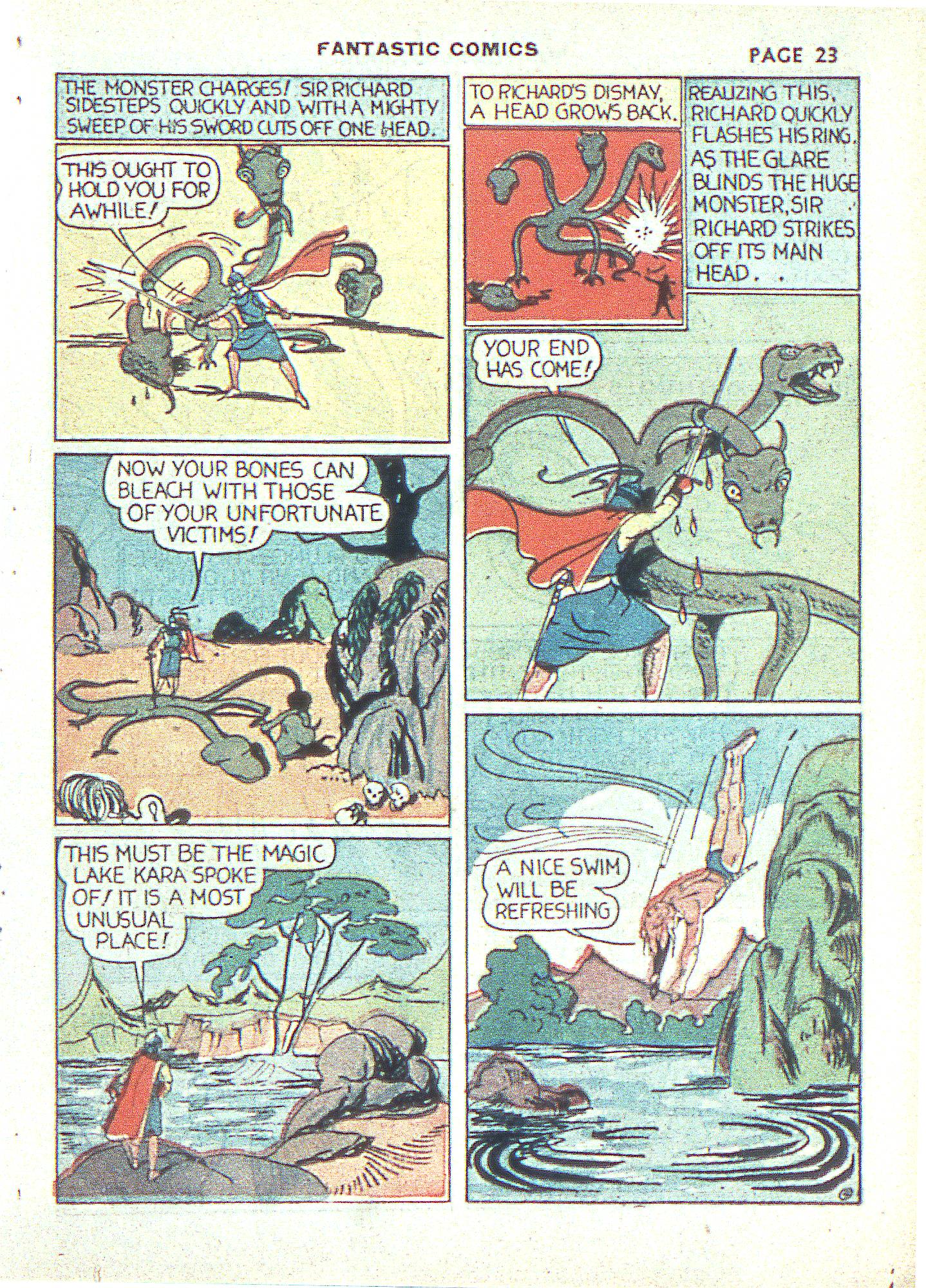 Read online Fantastic Comics comic -  Issue #3 - 26