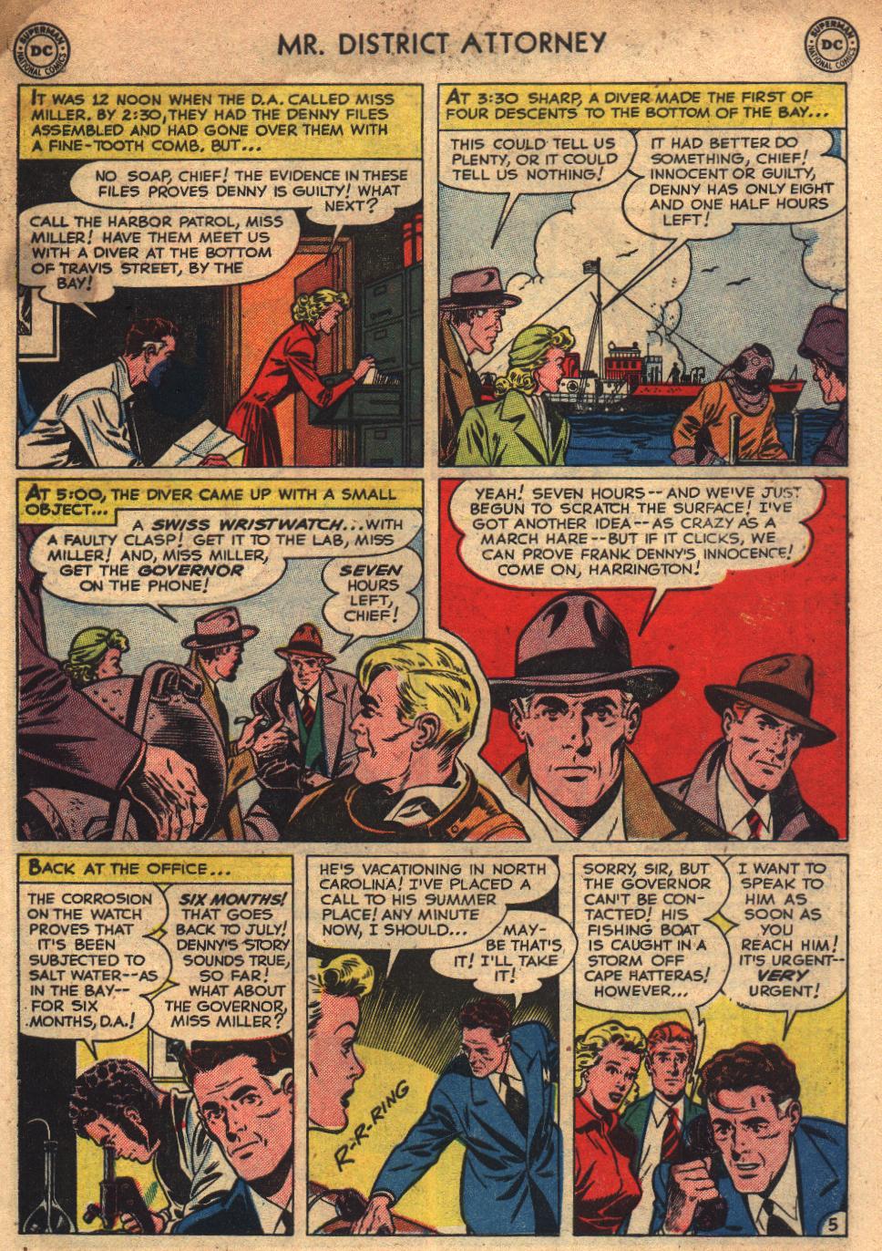 Read online Mr. District Attorney comic -  Issue #26 - 37