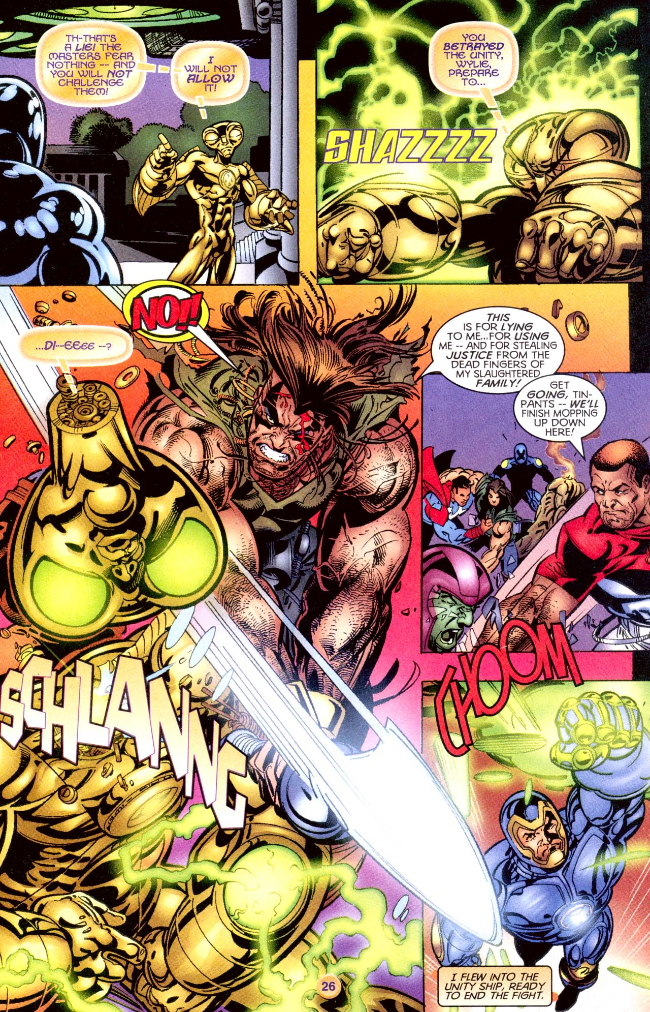 Read online X-O Manowar (1996) comic -  Issue #13 - 22