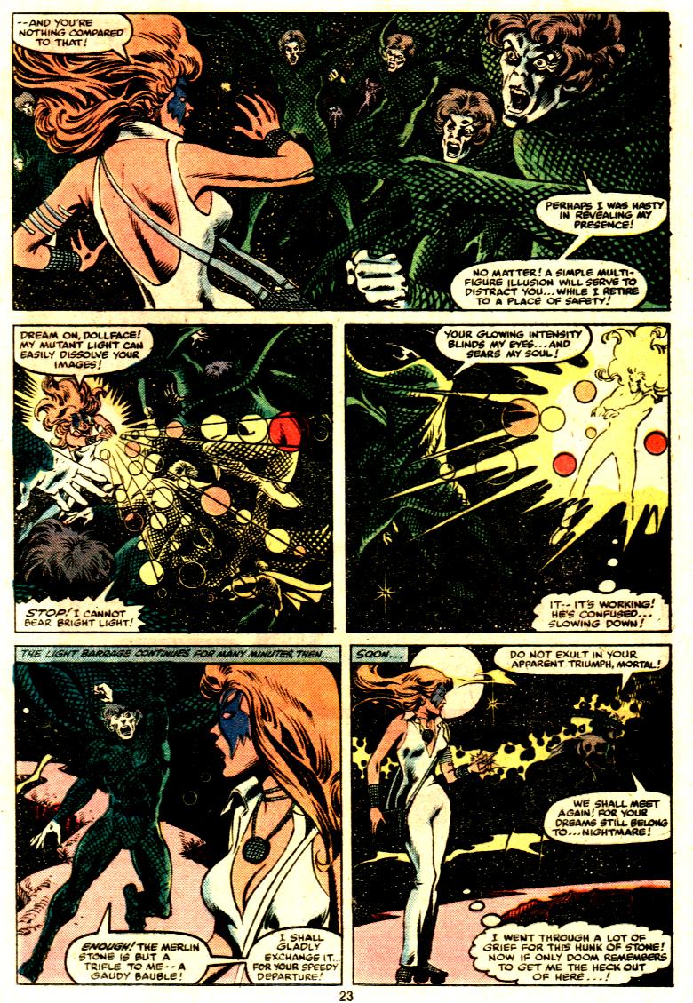 Read online Dazzler (1981) comic -  Issue #4 - 19