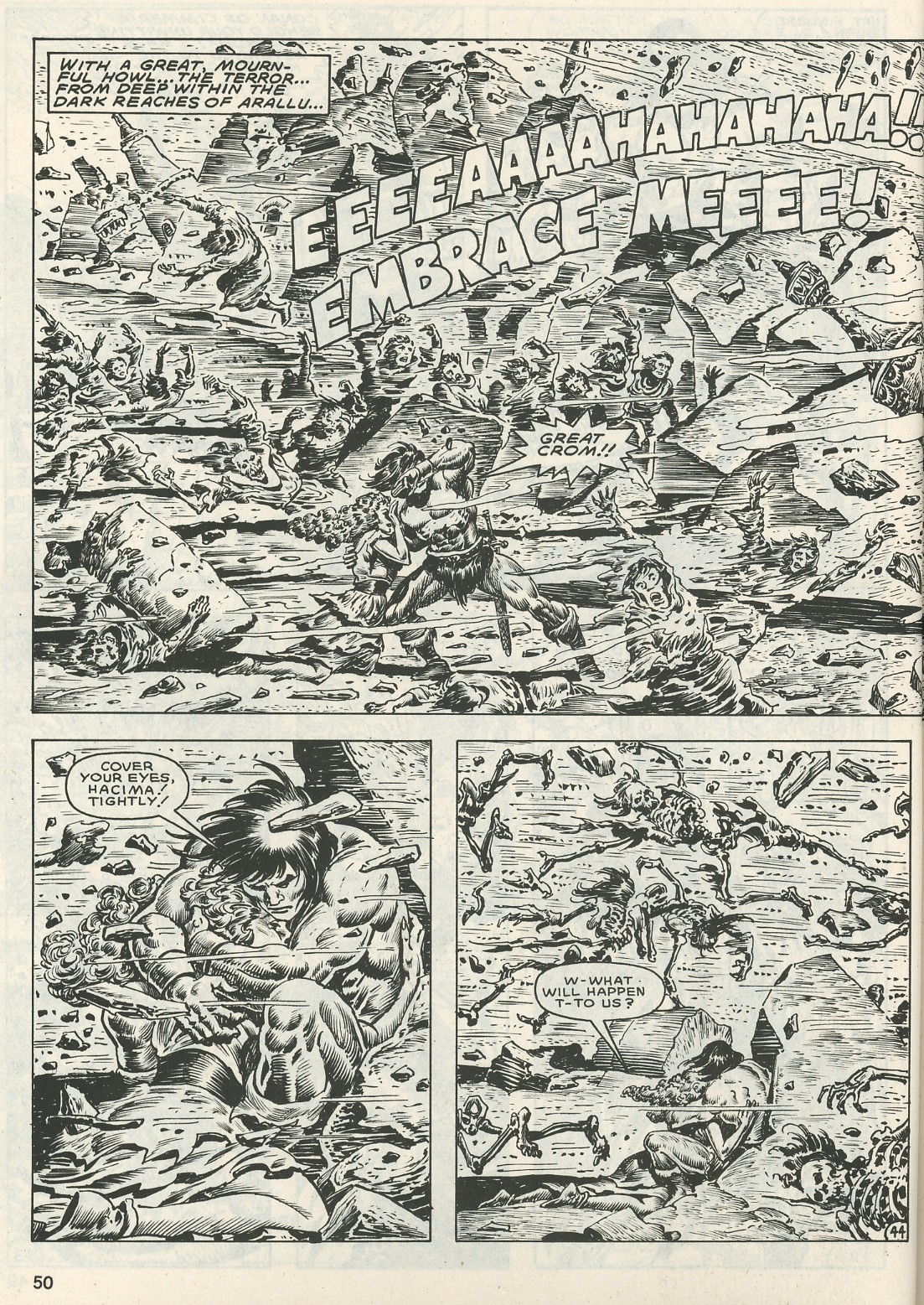 Read online The Savage Sword Of Conan comic -  Issue #123 - 50