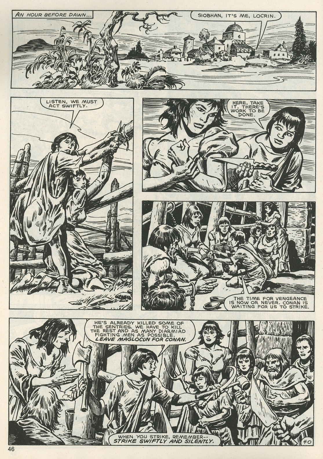 Read online The Savage Sword Of Conan comic -  Issue #119 - 45