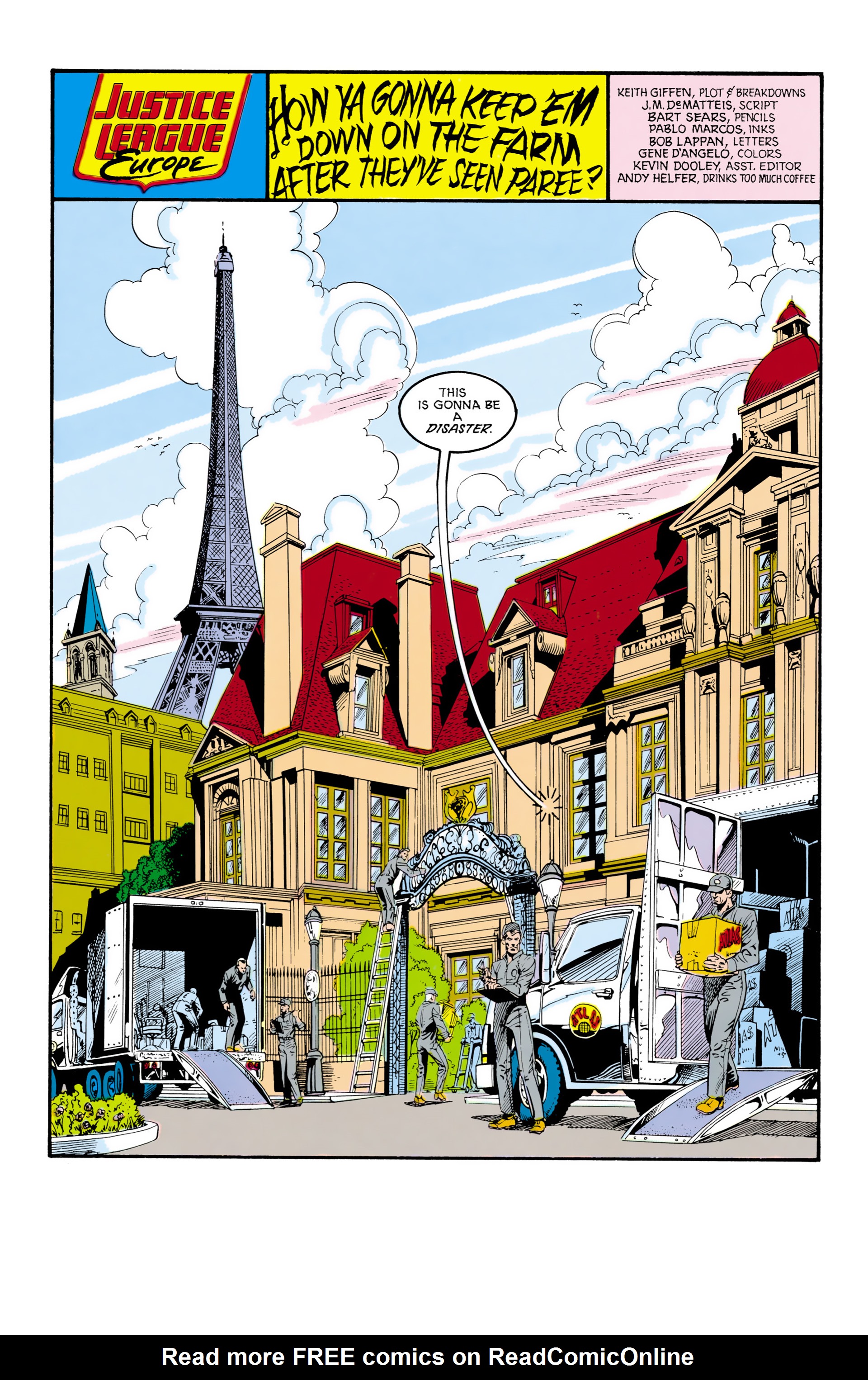 Read online Justice League Europe comic -  Issue #1 - 2