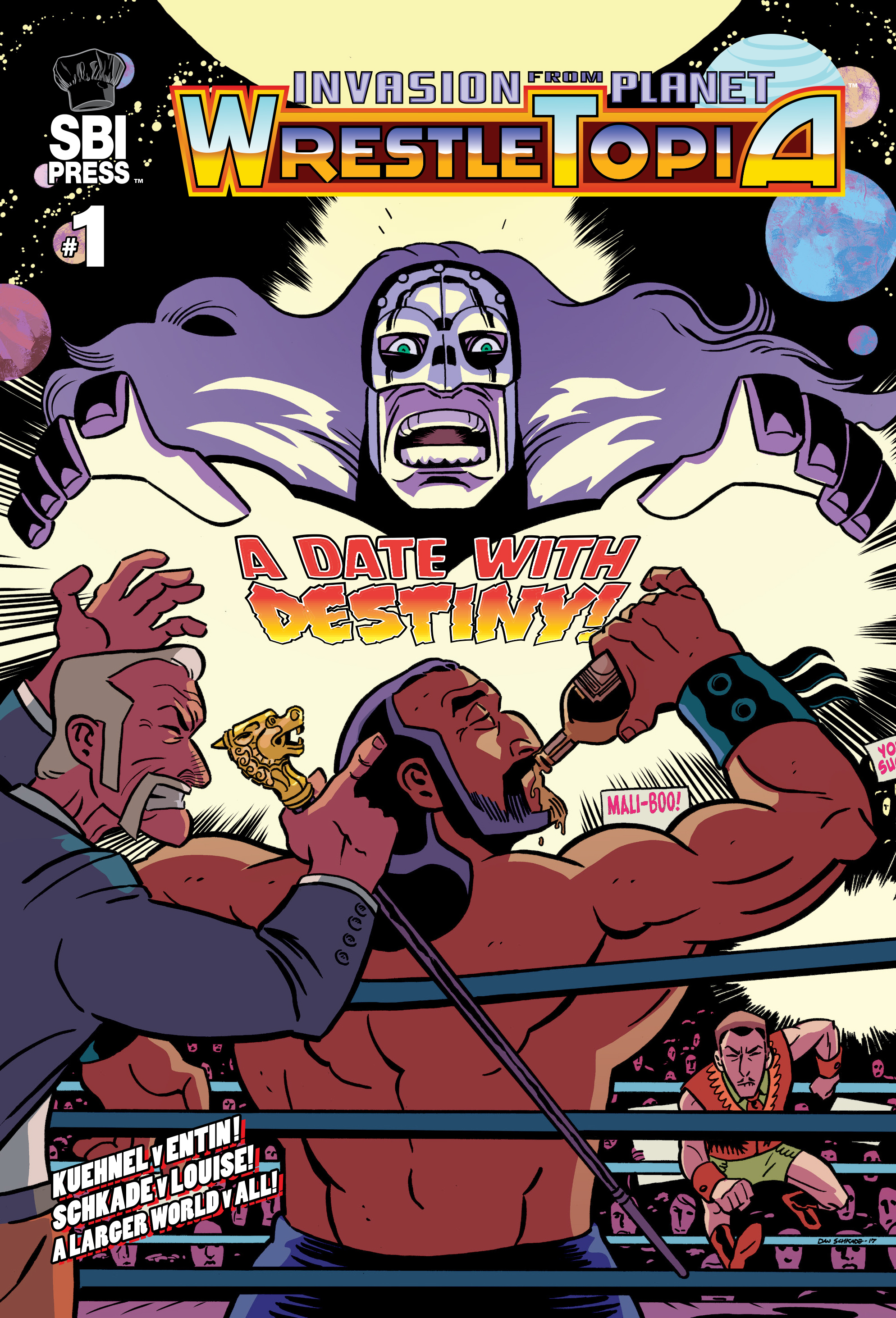 Read online Invasion from Planet Wrestletopia comic -  Issue #1 - 1