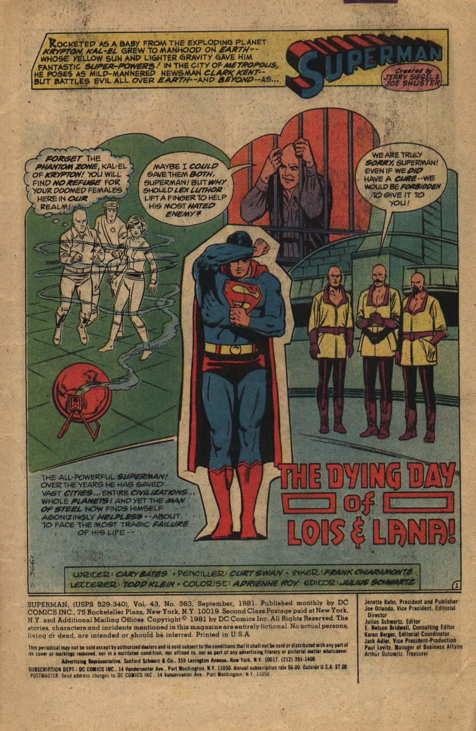 Read online Superman (1939) comic -  Issue #363 - 3