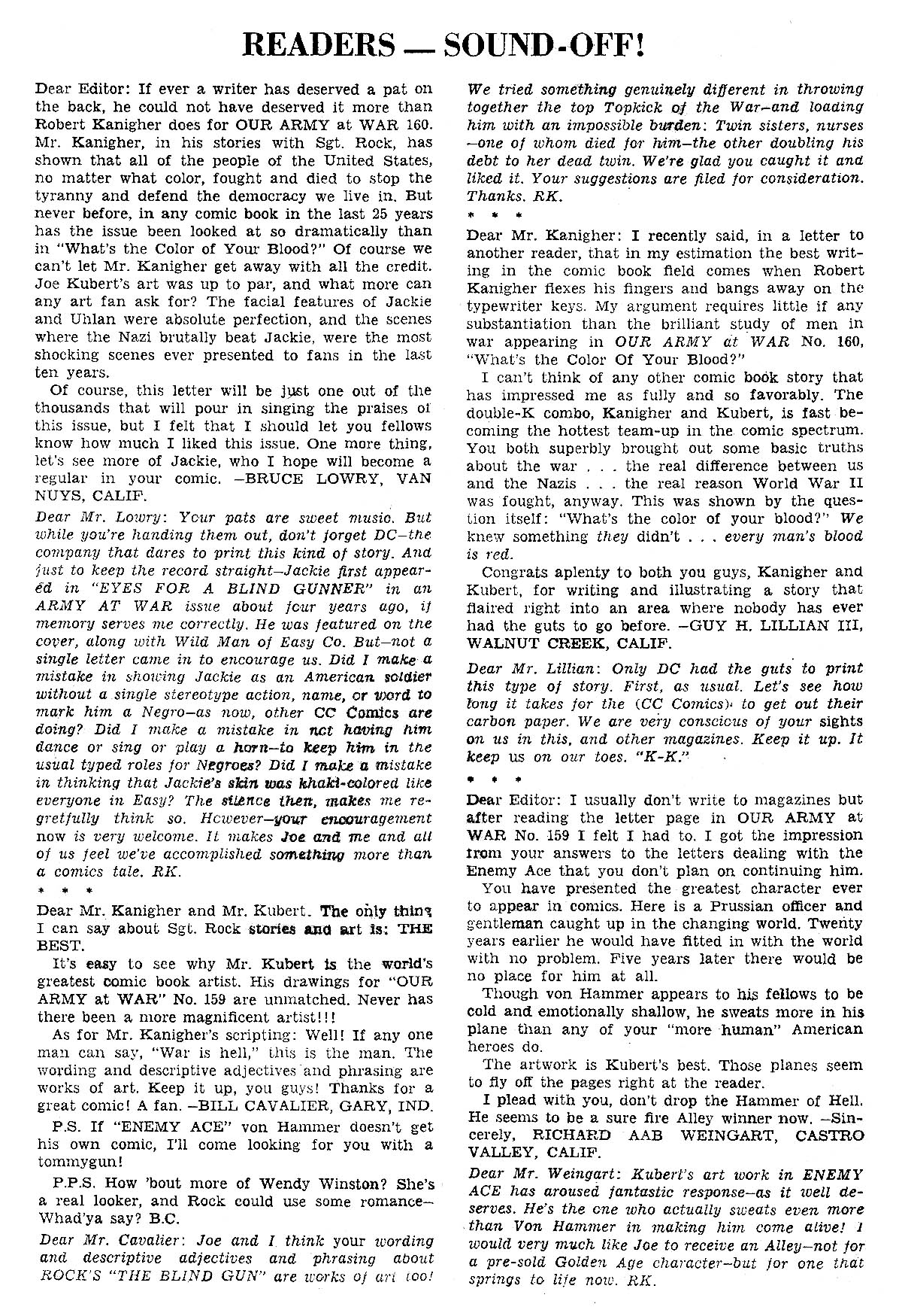 Read online Our Army at War (1952) comic -  Issue #163 - 22