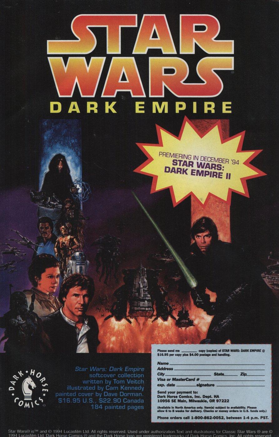 Read online Star Wars: Dark Empire II comic -  Issue #1 - 29