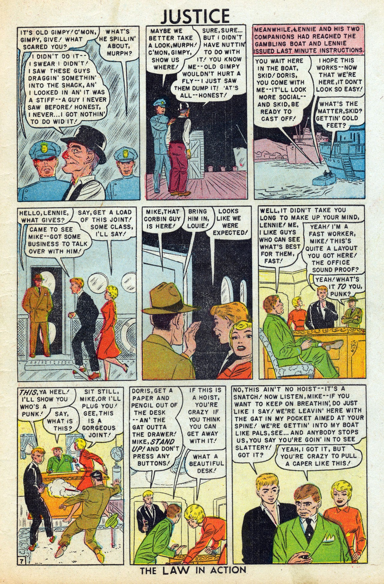 Read online Justice Comics (1948) comic -  Issue #10 - 9