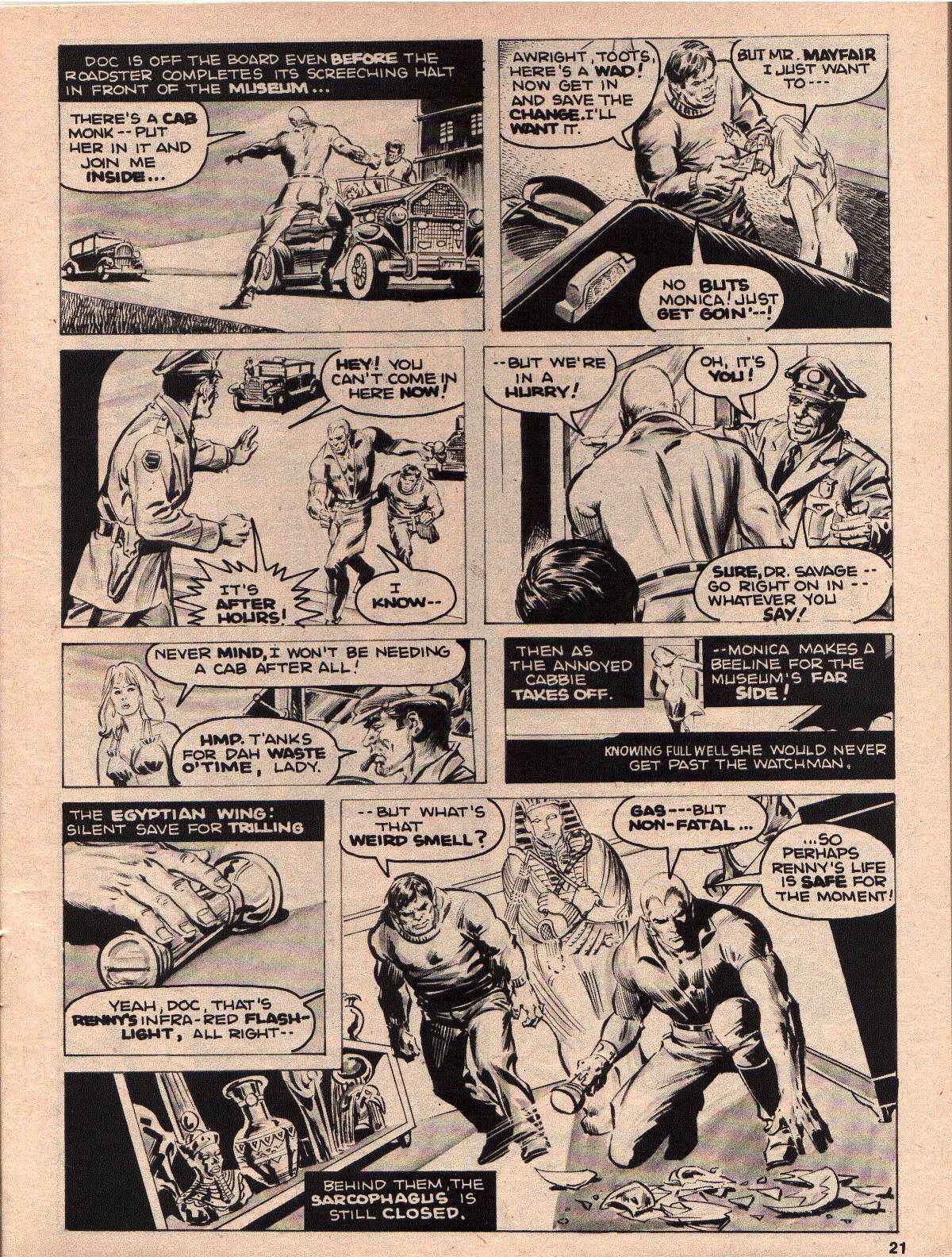 Read online Doc Savage (1975) comic -  Issue #6 - 21