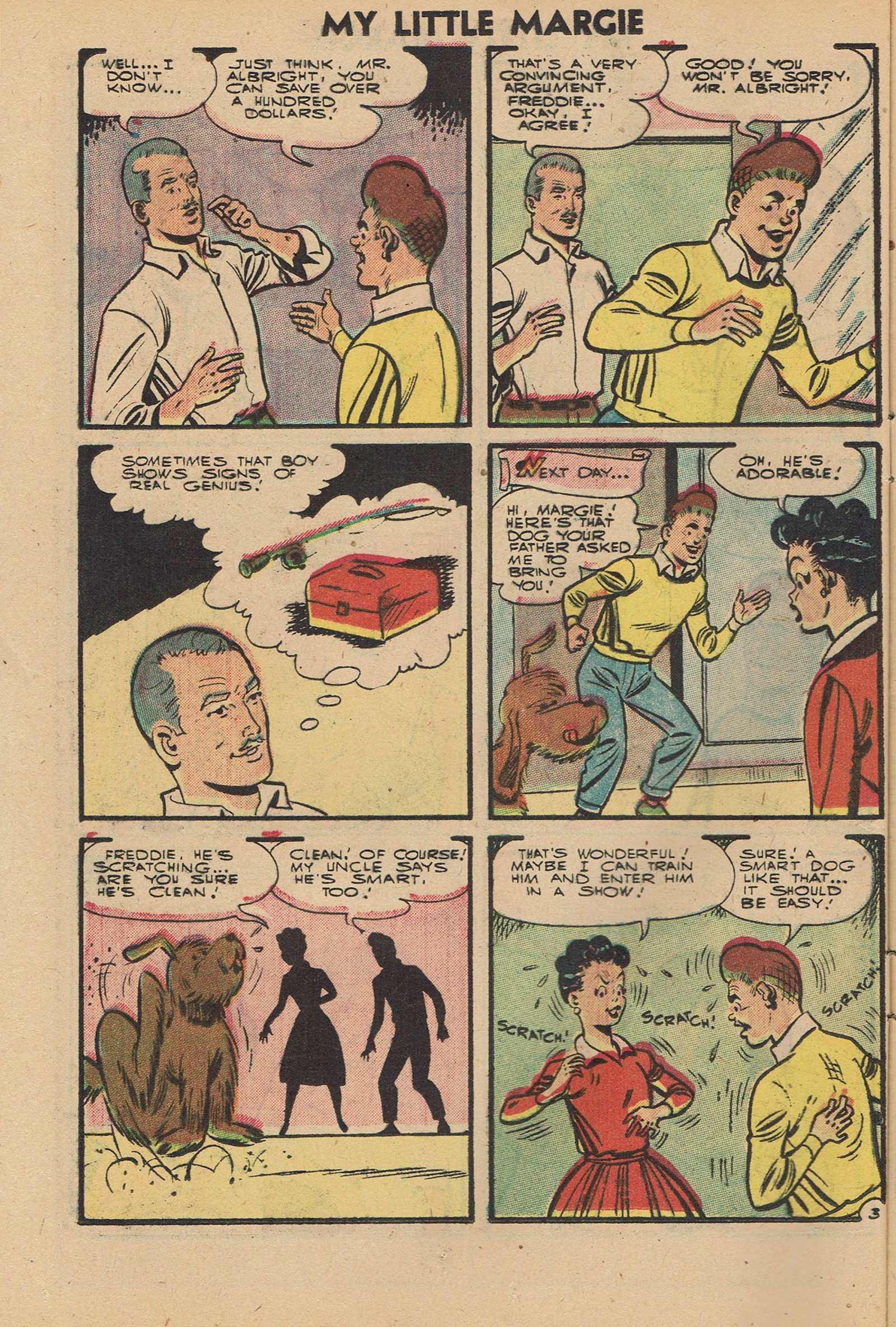 Read online My Little Margie (1954) comic -  Issue #11 - 12