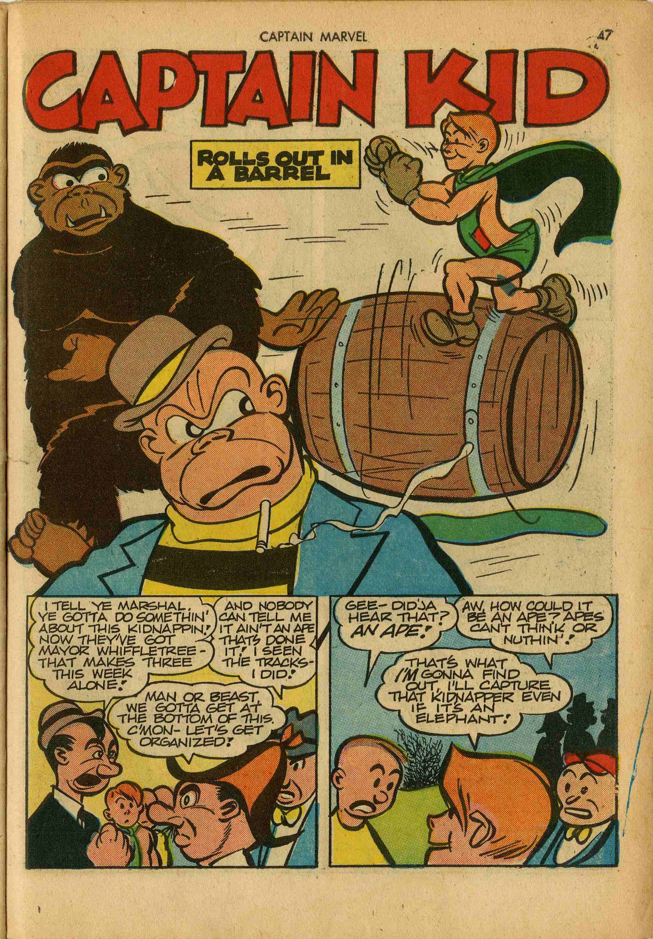 Read online Captain Marvel Adventures comic -  Issue #24 - 47