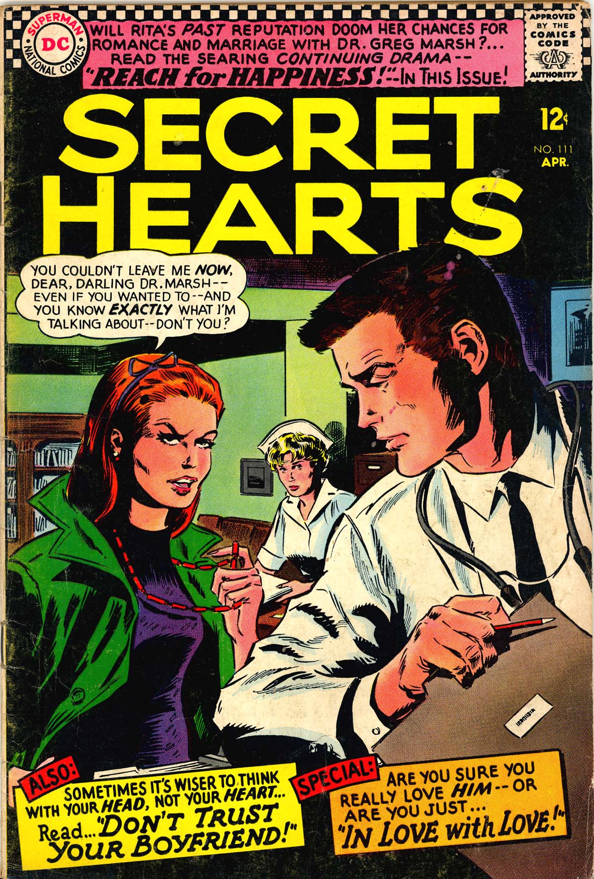 Read online Secret Hearts comic -  Issue #111 - 1