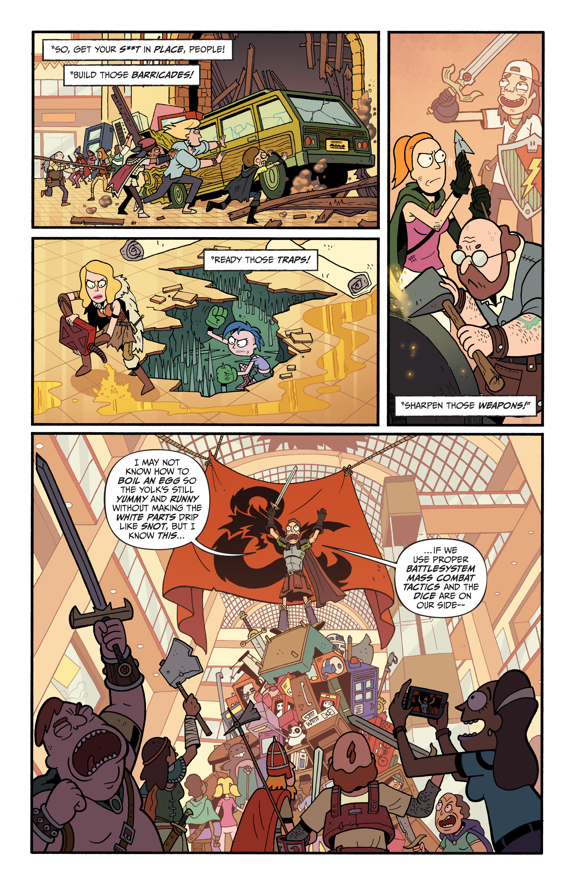 Read online Rick and Morty vs. Dungeons & Dragons II: Painscape comic -  Issue #3 - 23