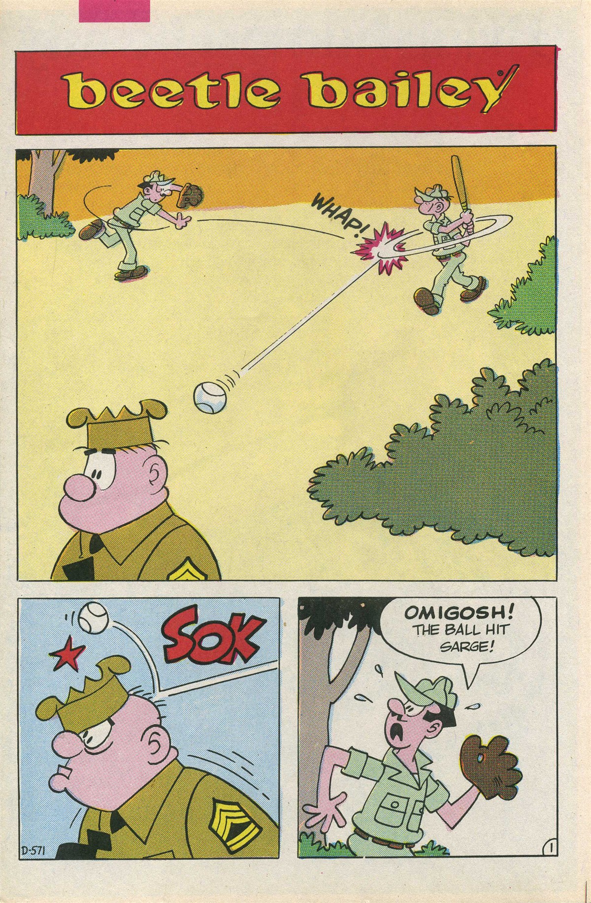 Read online Beetle Bailey comic - Issue #3.