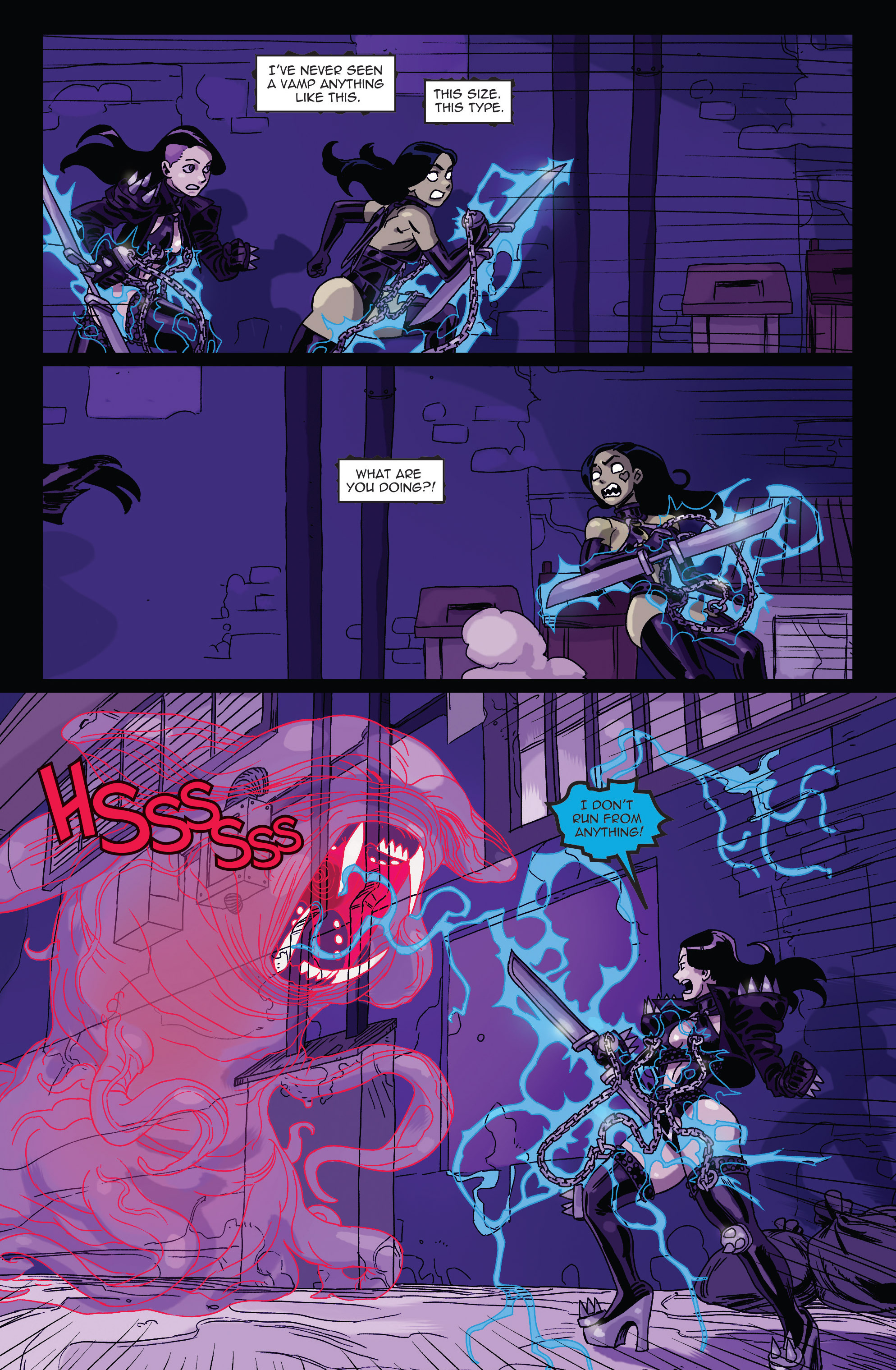 Read online Zombie Tramp vs: Vampblade comic -  Issue #3 - 3