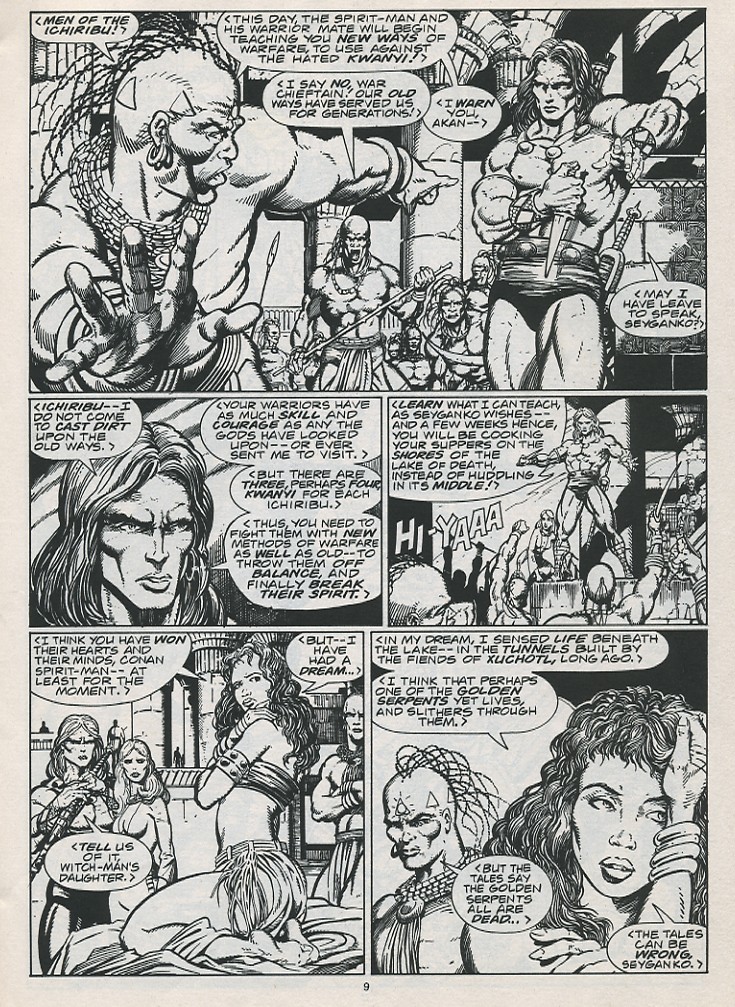 Read online The Savage Sword Of Conan comic -  Issue #215 - 11