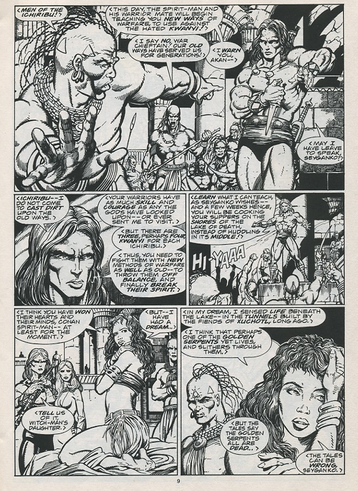 Read online The Savage Sword Of Conan comic -  Issue #215 - 11