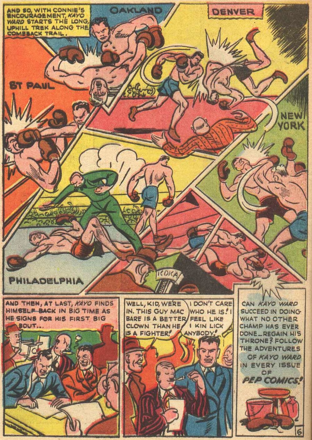 Read online Pep Comics comic -  Issue #20 - 60