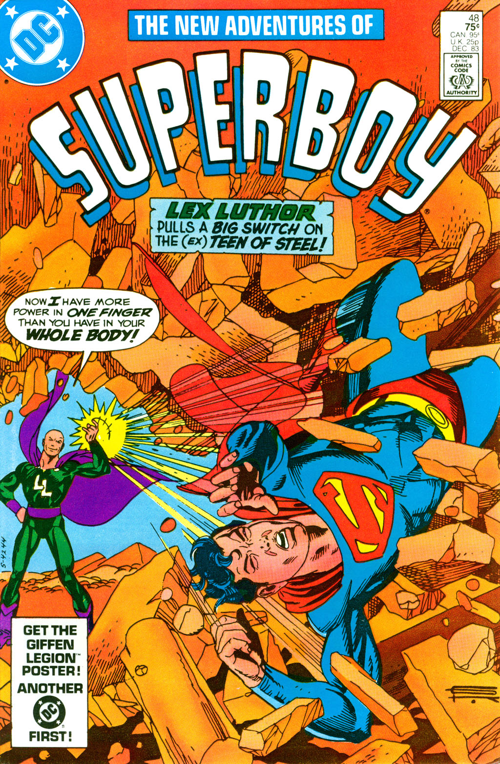 Read online The New Adventures of Superboy comic -  Issue #48 - 1