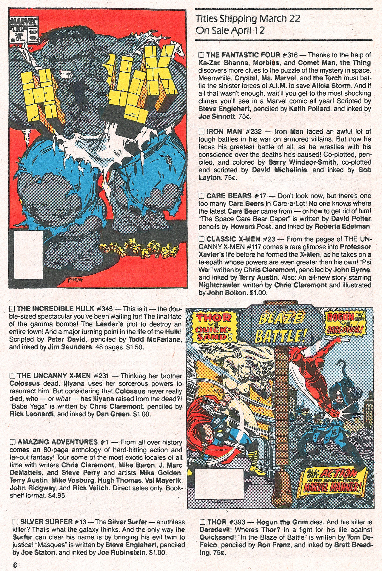 Read online Marvel Age comic -  Issue #63 - 8