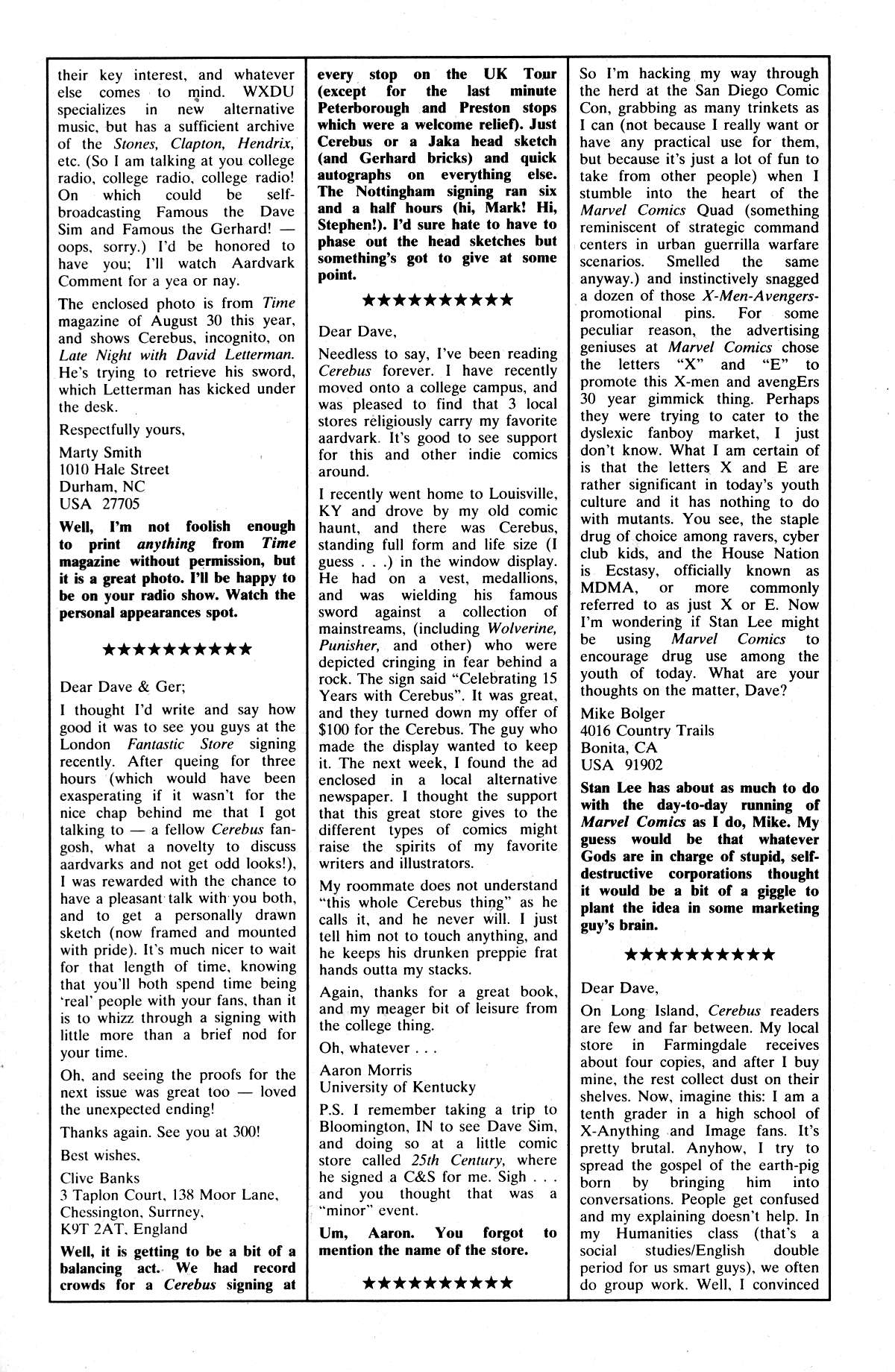 Cerebus Issue #176 #175 - English 18